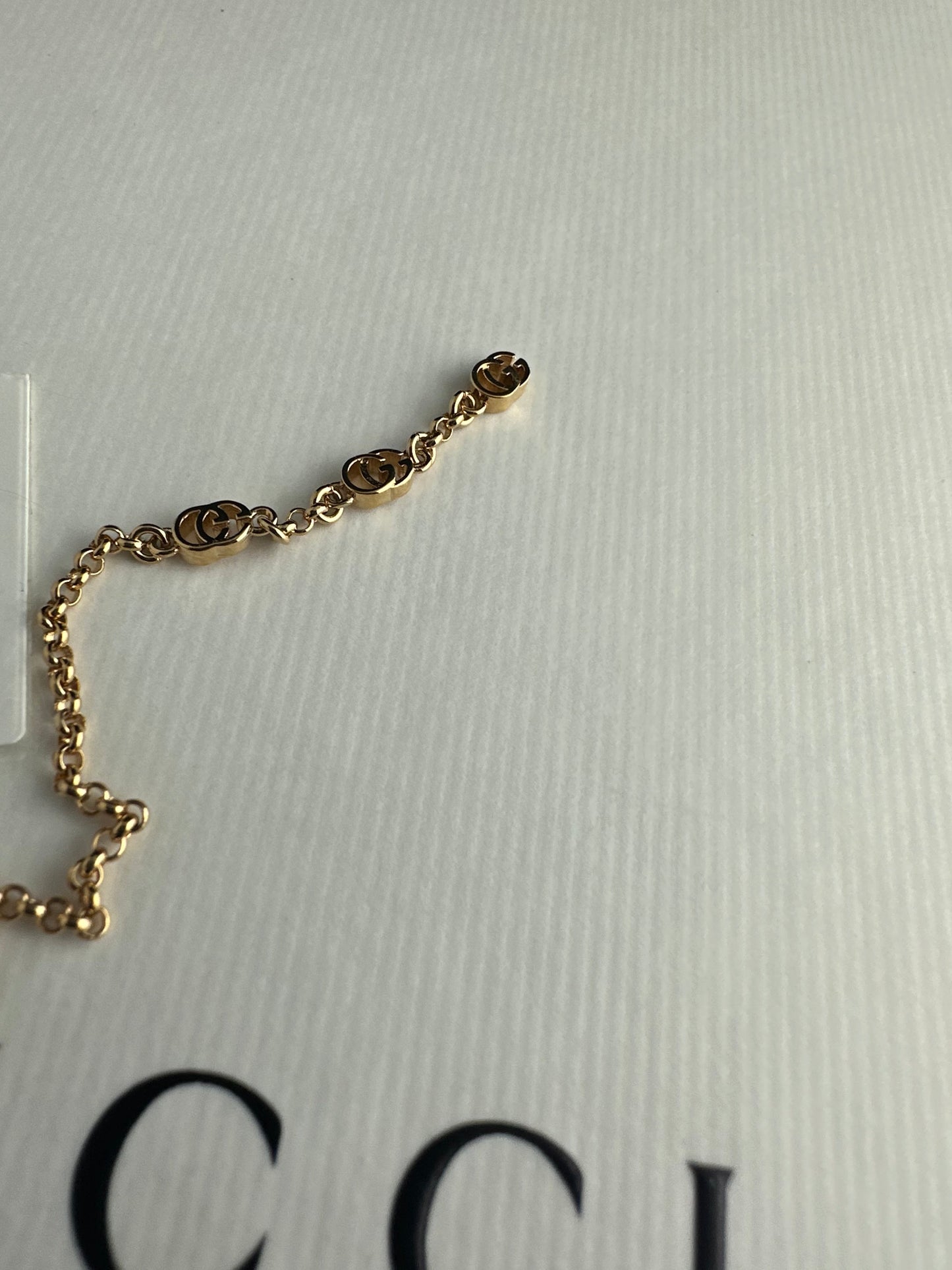 Gucci Interlocking G Cupcake Charm Bracelet