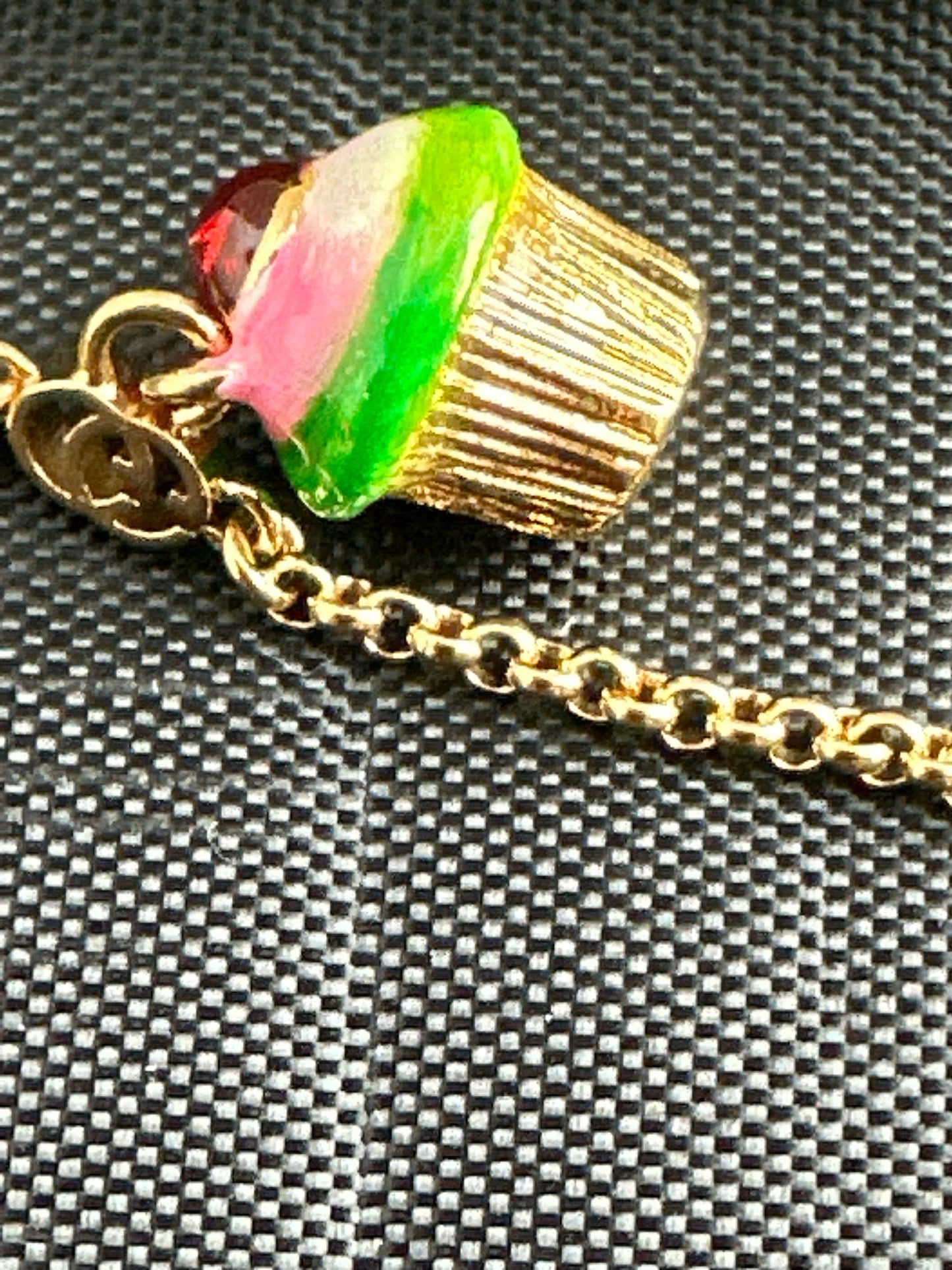 Gucci Interlocking G Cupcake Charm Bracelet