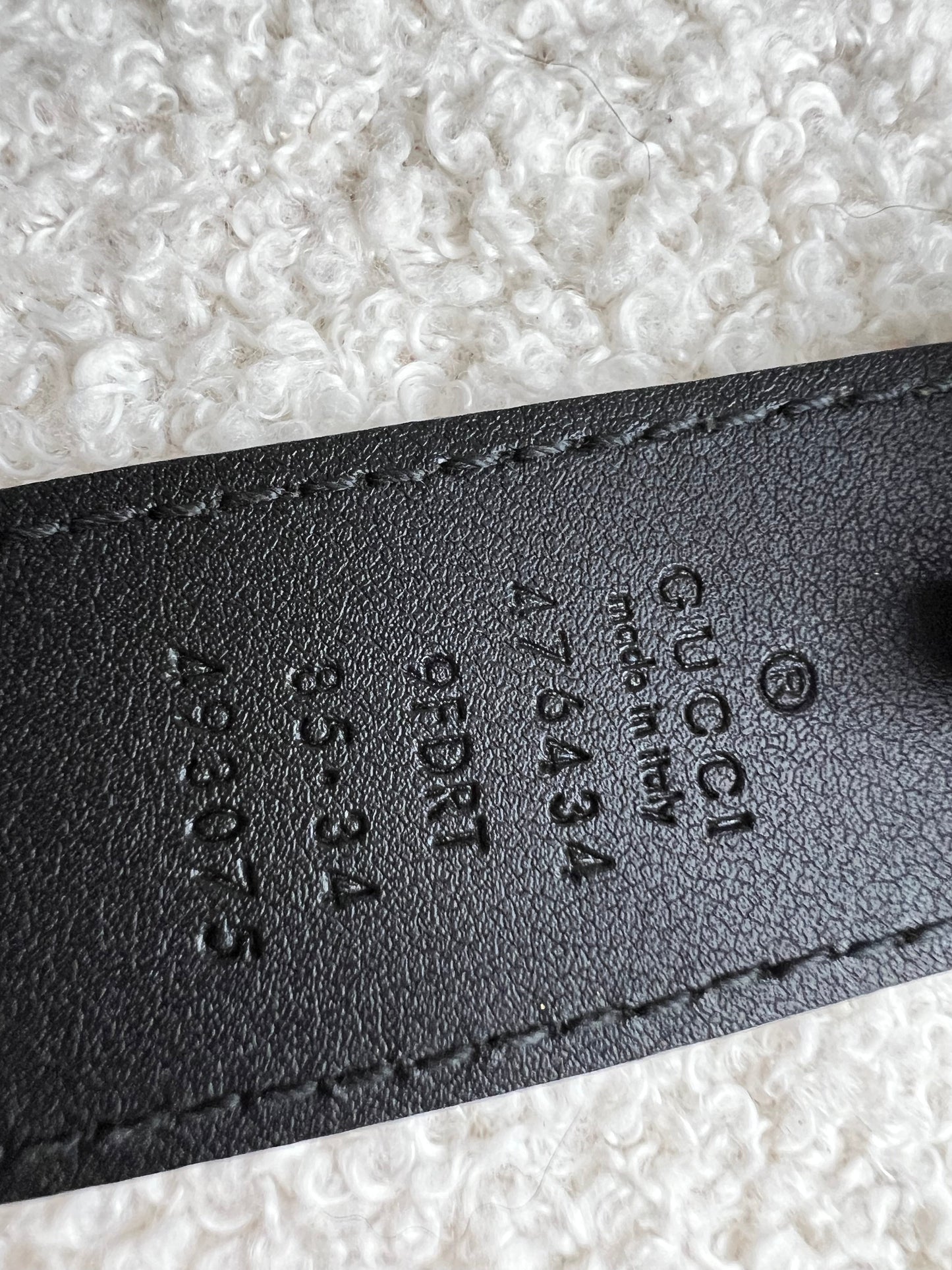 Gucci GG Black Velvet Marmont Belt Bag