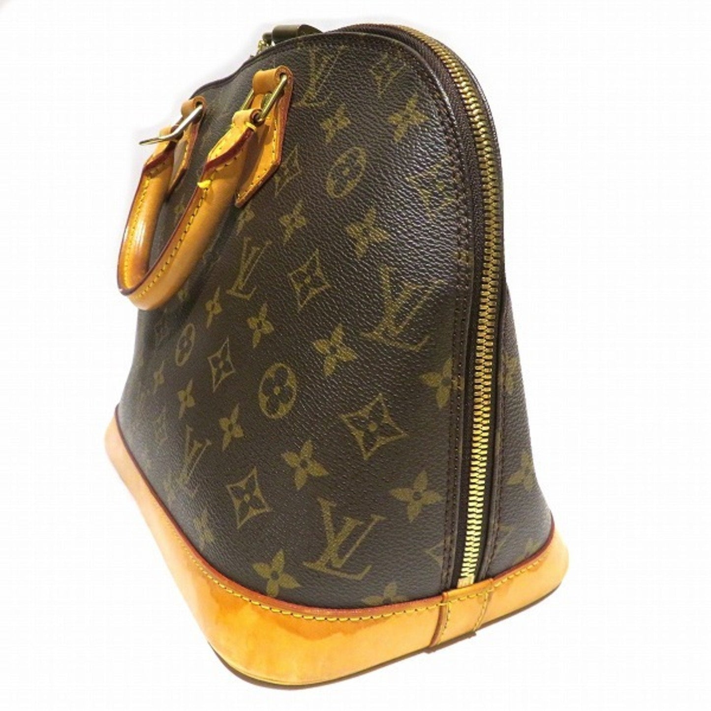 Louis Vuitton Brown Canvas Alma handbag bag