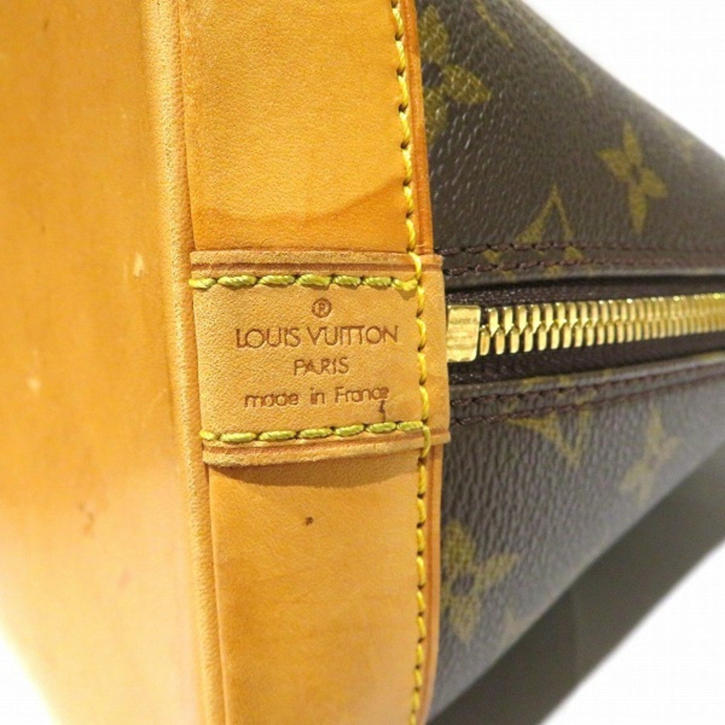 Louis Vuitton Brown Canvas Alma handbag bag