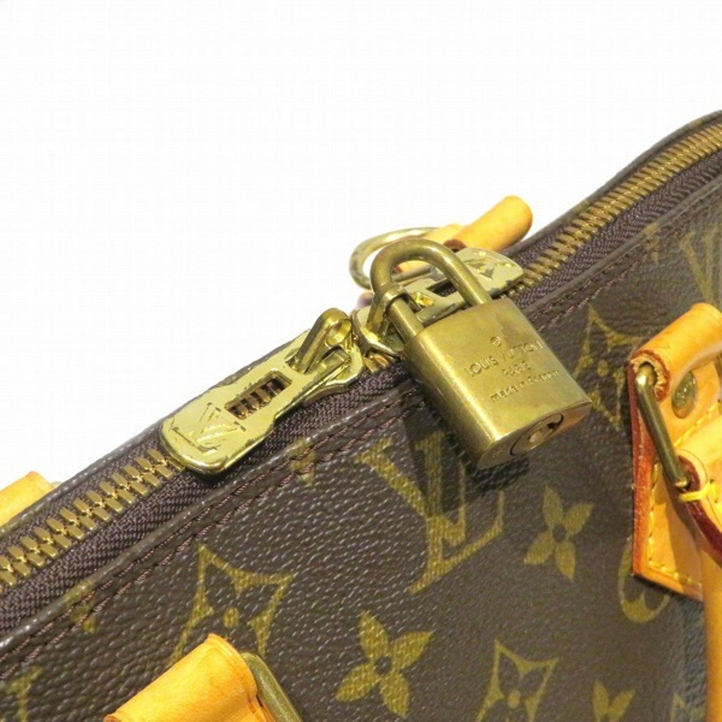 Louis Vuitton Brown Canvas Alma handbag bag