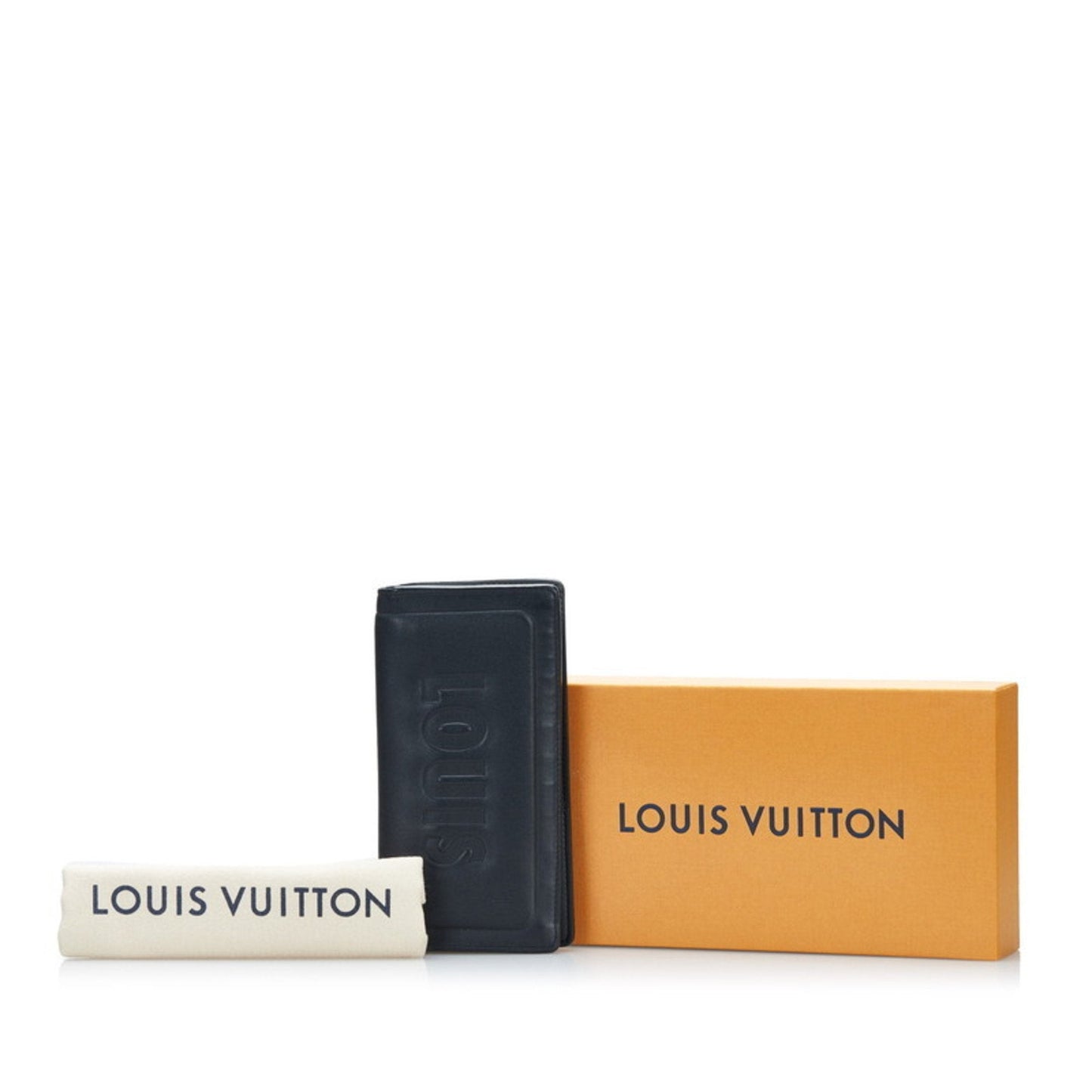Louis Vuitton Black Leather Brazza wallet accessories
