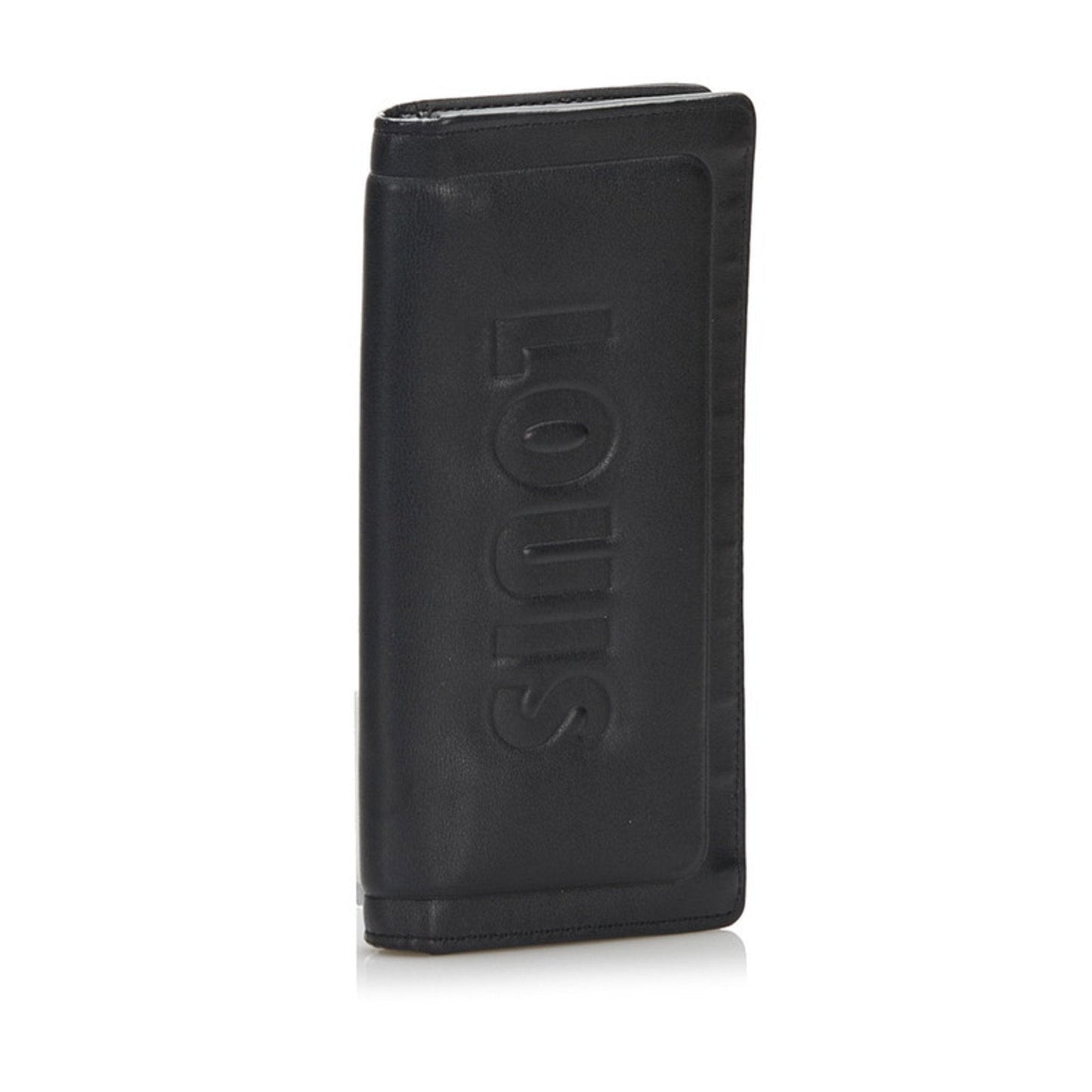Louis Vuitton Black Leather Brazza wallet accessories