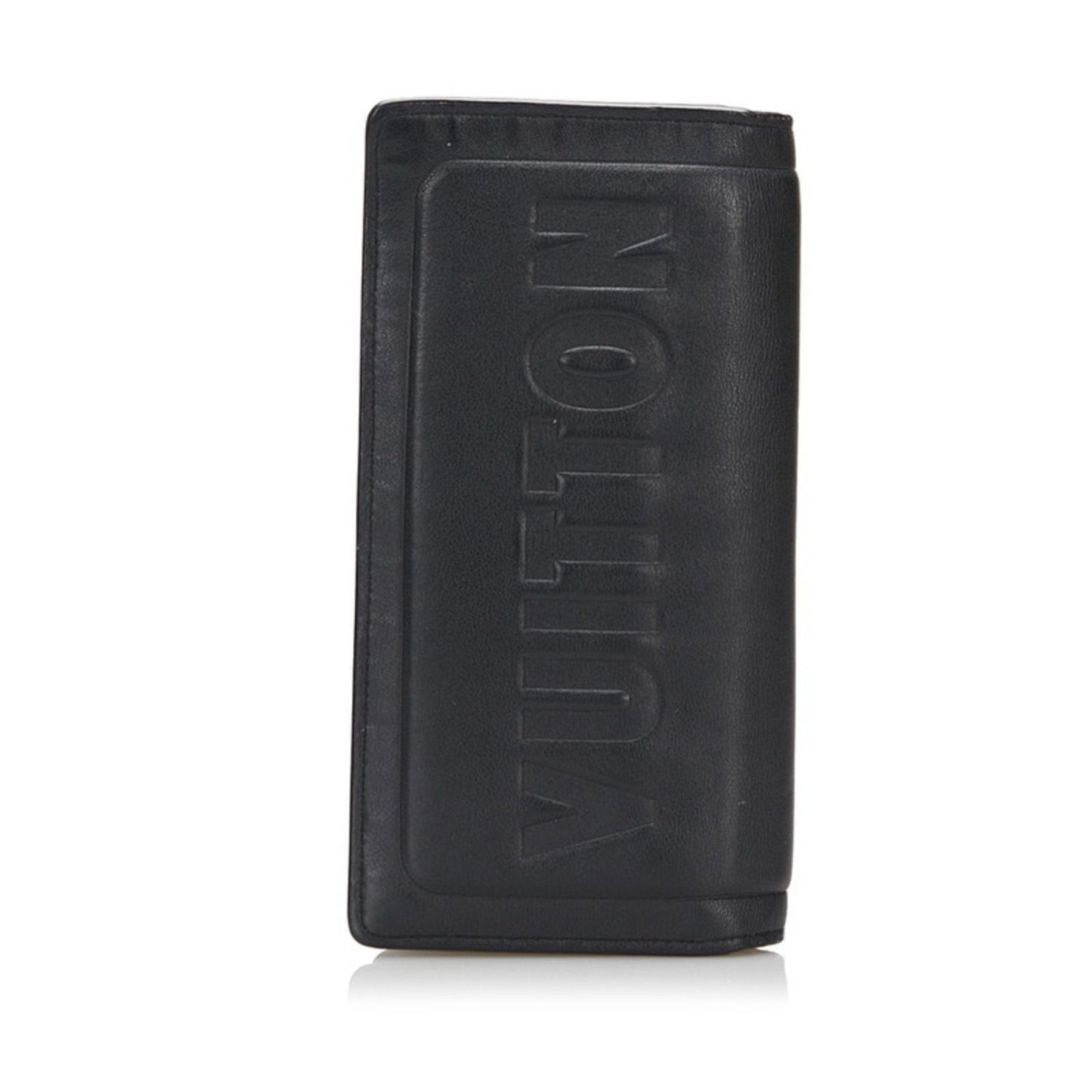 Louis Vuitton Black Leather Brazza wallet accessories