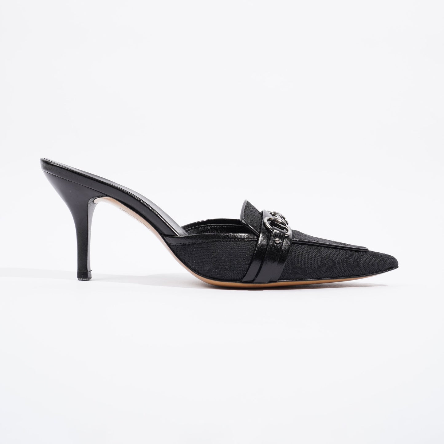 Gucci GG Horsebit Black Fabric EU 36 UK 3