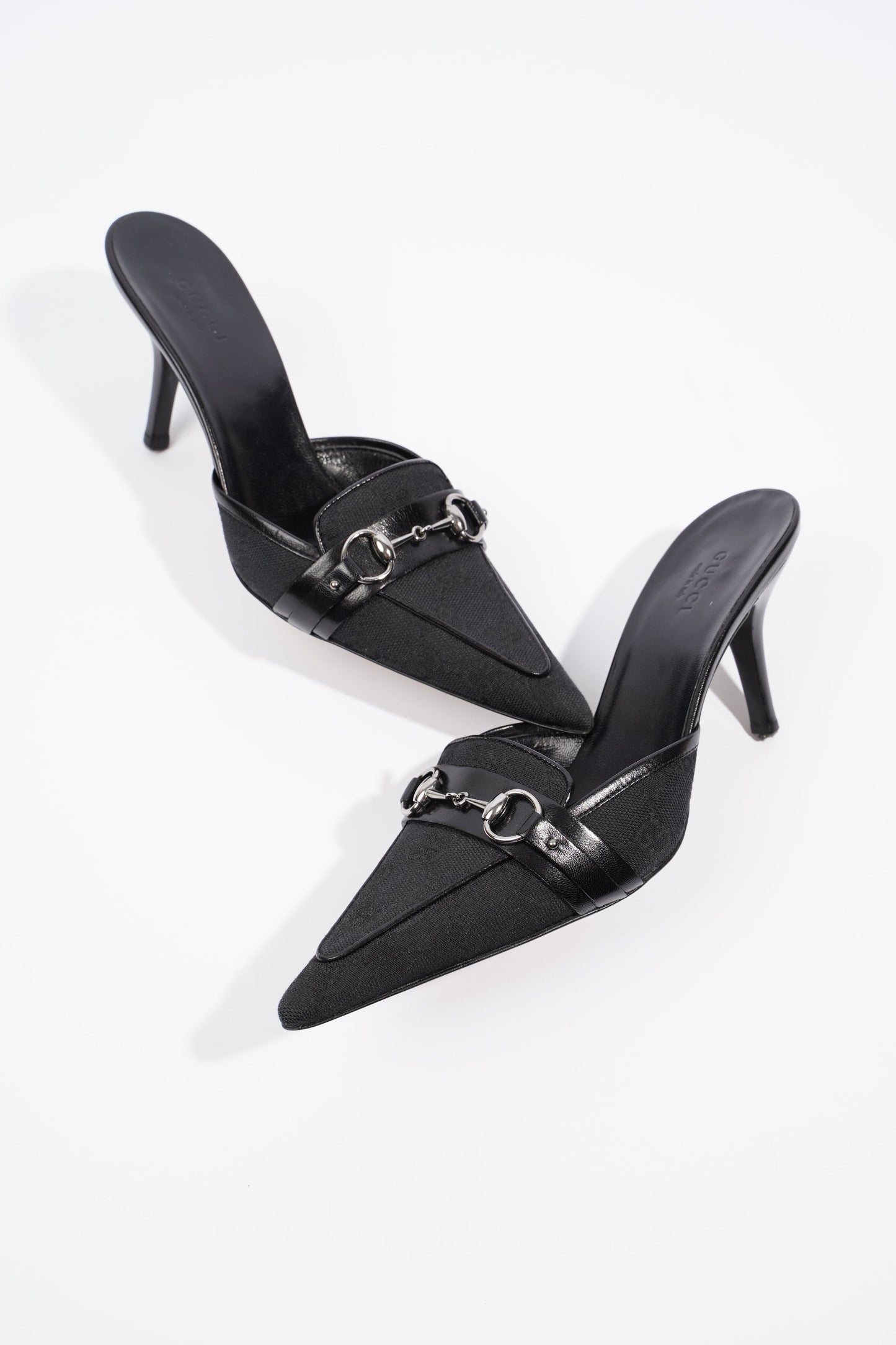 Gucci GG Horsebit Black Fabric EU 36 UK 3