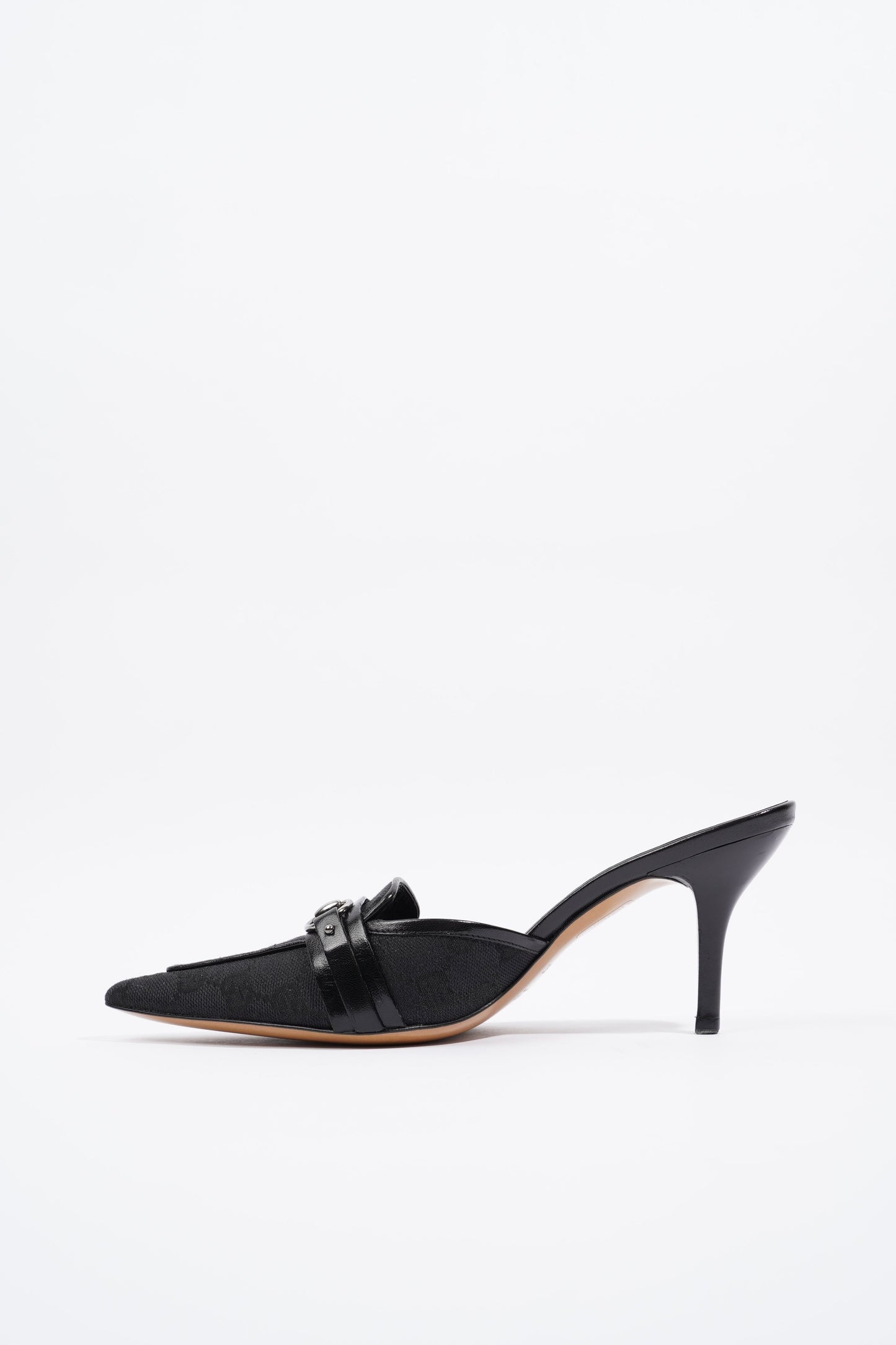 Gucci GG Horsebit Black Fabric EU 36 UK 3