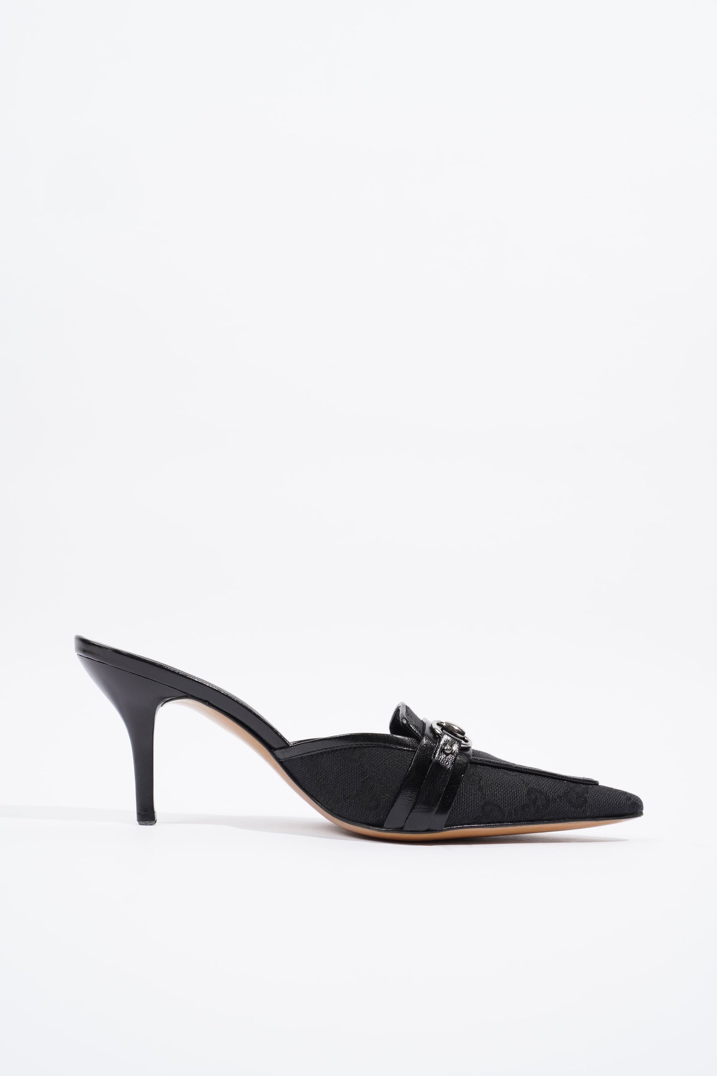 Gucci GG Horsebit Black Fabric EU 36 UK 3