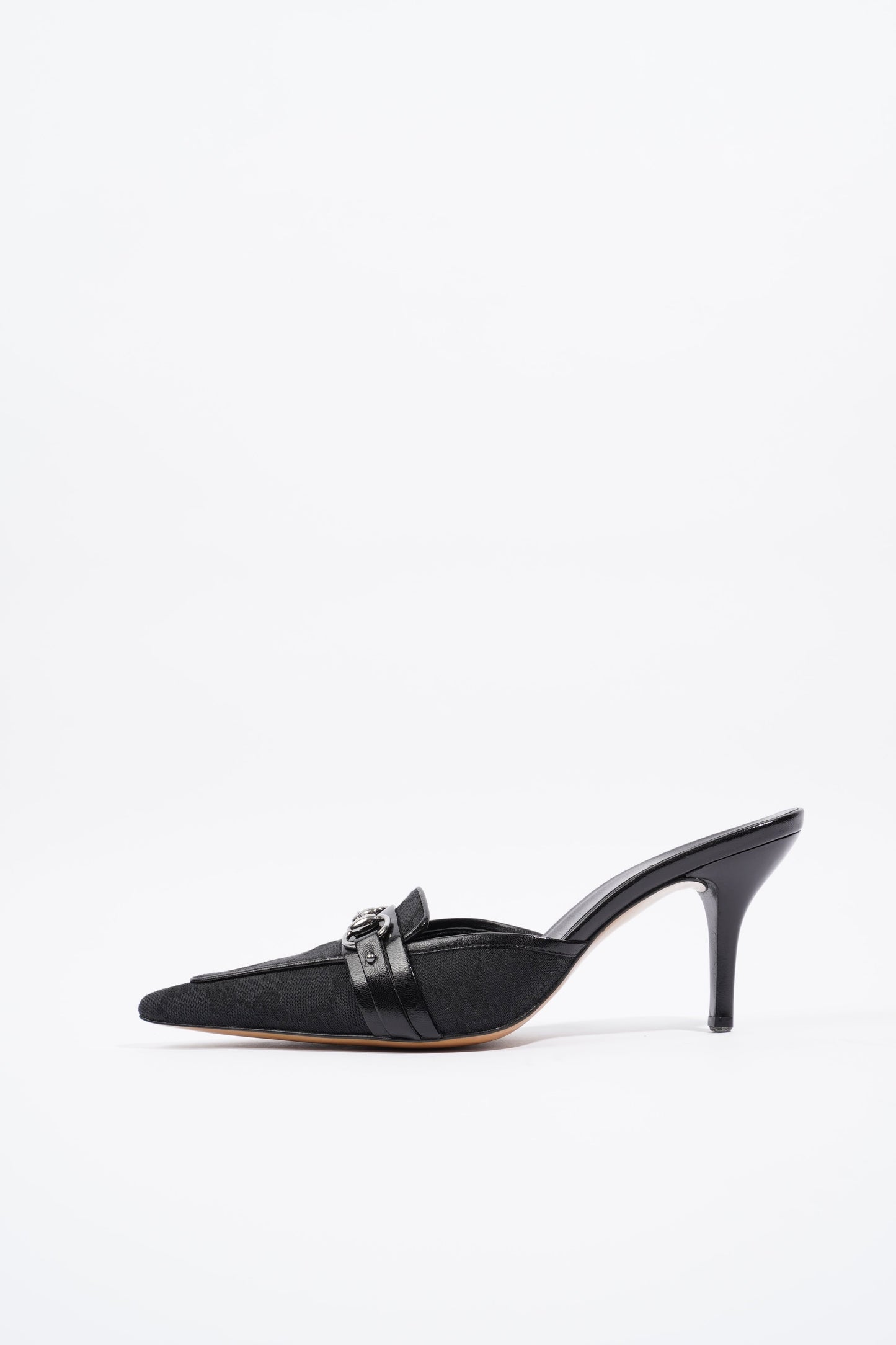 Gucci GG Horsebit Black Fabric EU 36 UK 3