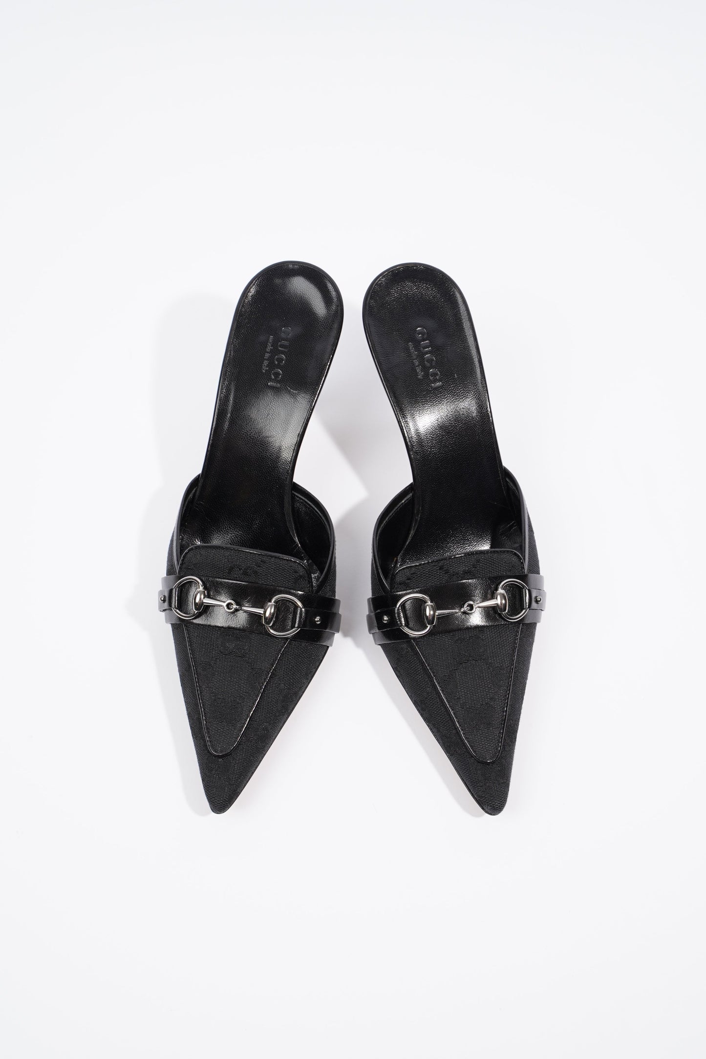 Gucci GG Horsebit Black Fabric EU 36 UK 3