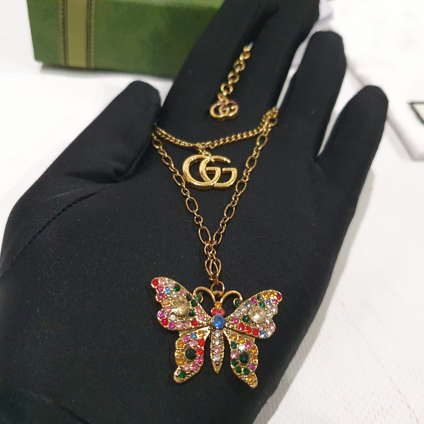 Gucci Necklace and Earrings
