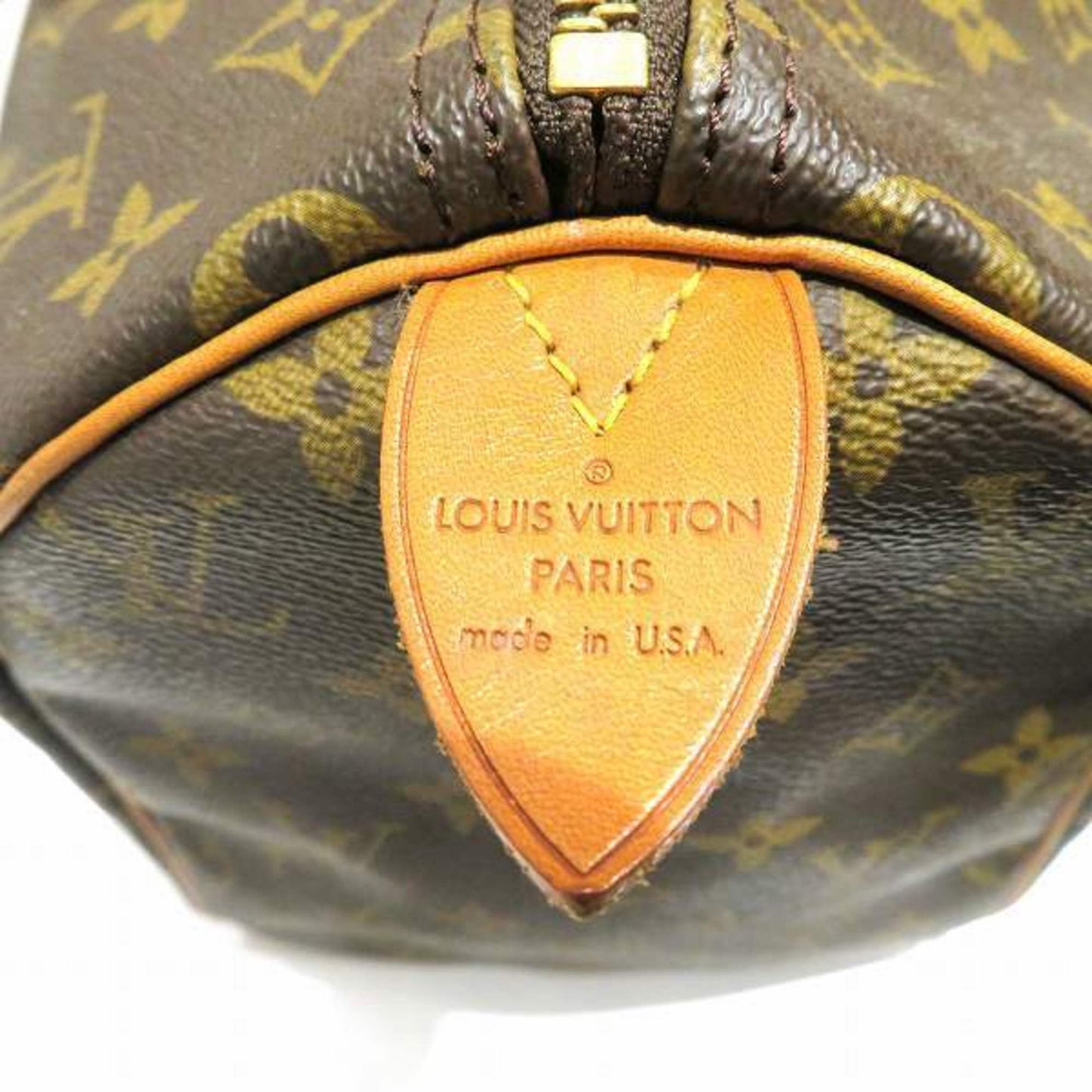 Louis Vuitton Brown Canvas Speedy 30 handbag bag