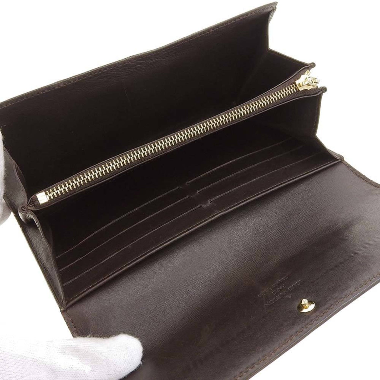 Louis Vuitton Brown Patent leather Sarah wallet accessories