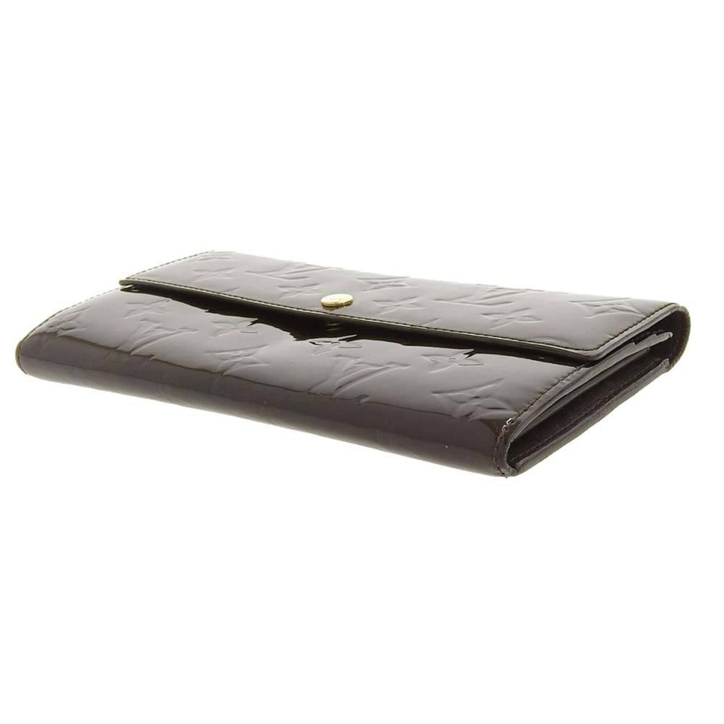 Louis Vuitton Brown Patent leather Sarah wallet accessories