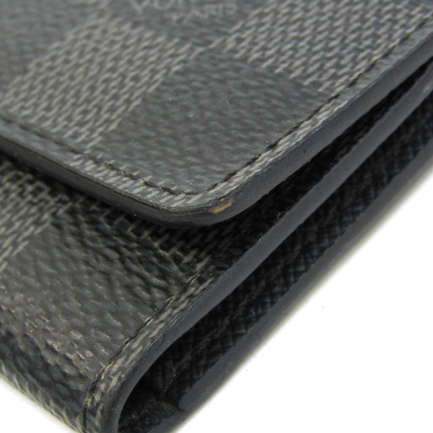 Louis Vuitton Gray Canvas 6 key holder wallet accessories