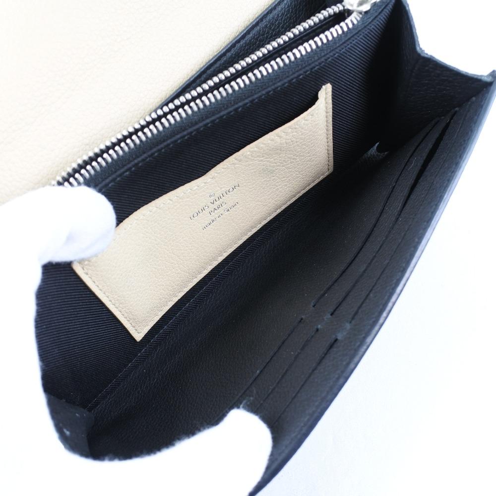 Louis Vuitton Beige Leather Lockme wallet accessories