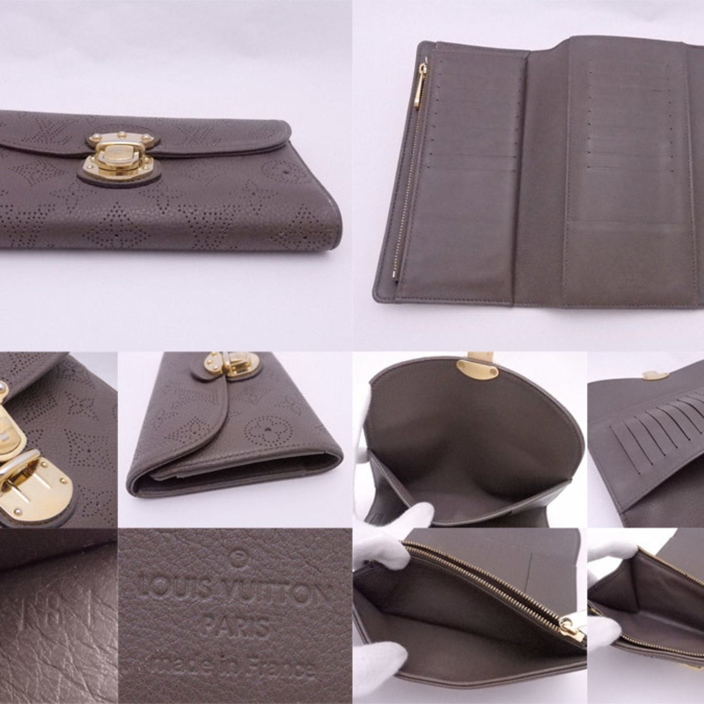 Louis Vuitton Brown Leather Amelia wallet accessories