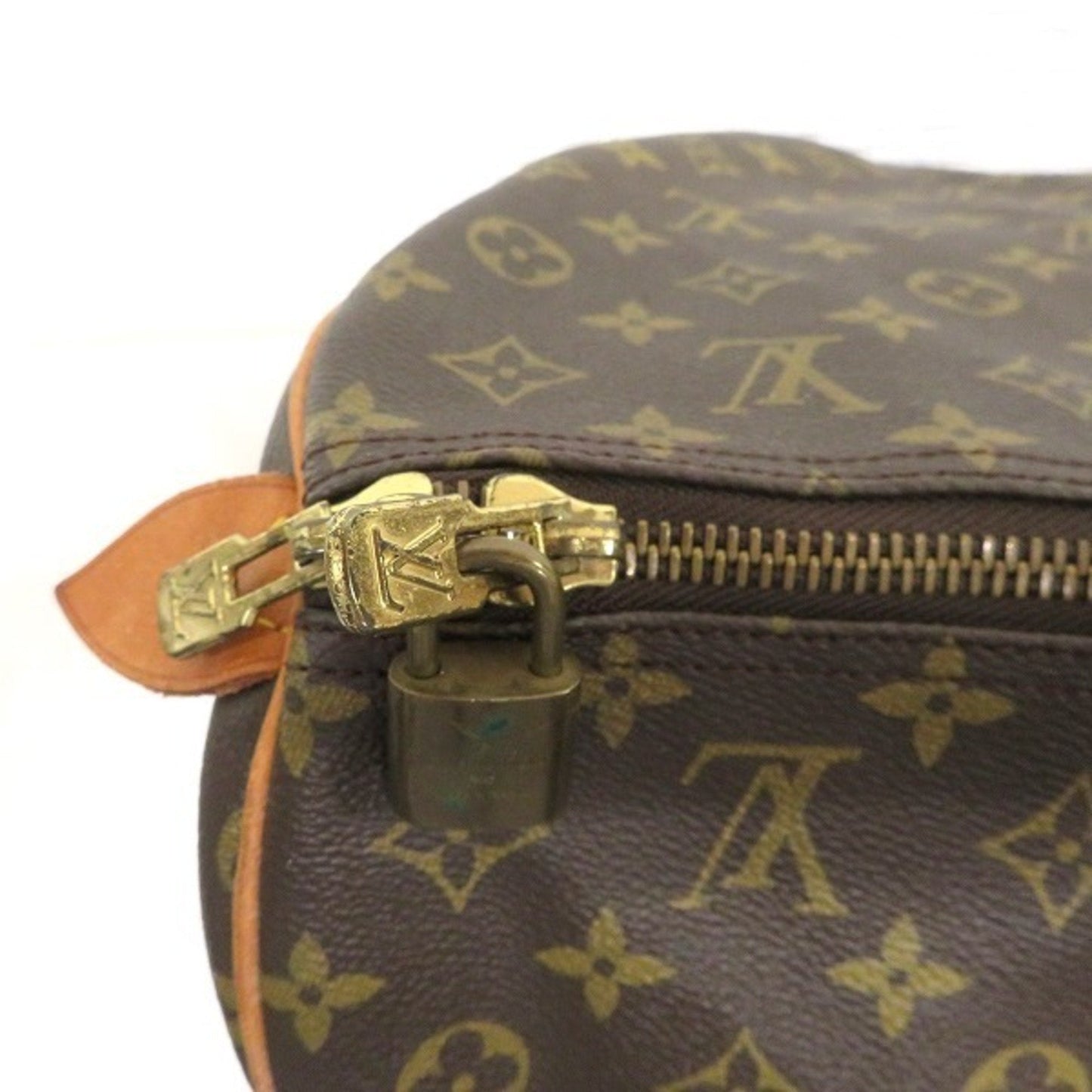 Louis Vuitton Brown Canvas Keepall 60 travel bag