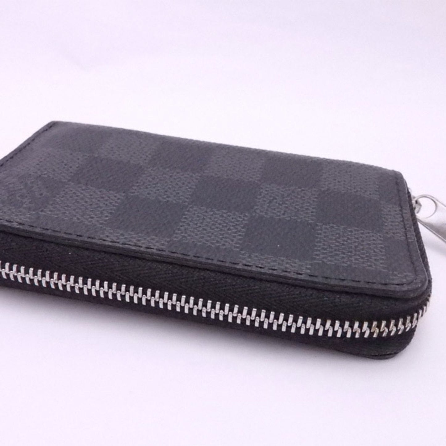 Louis Vuitton Black Canvas Porte monnaie Zippy wallet accessories