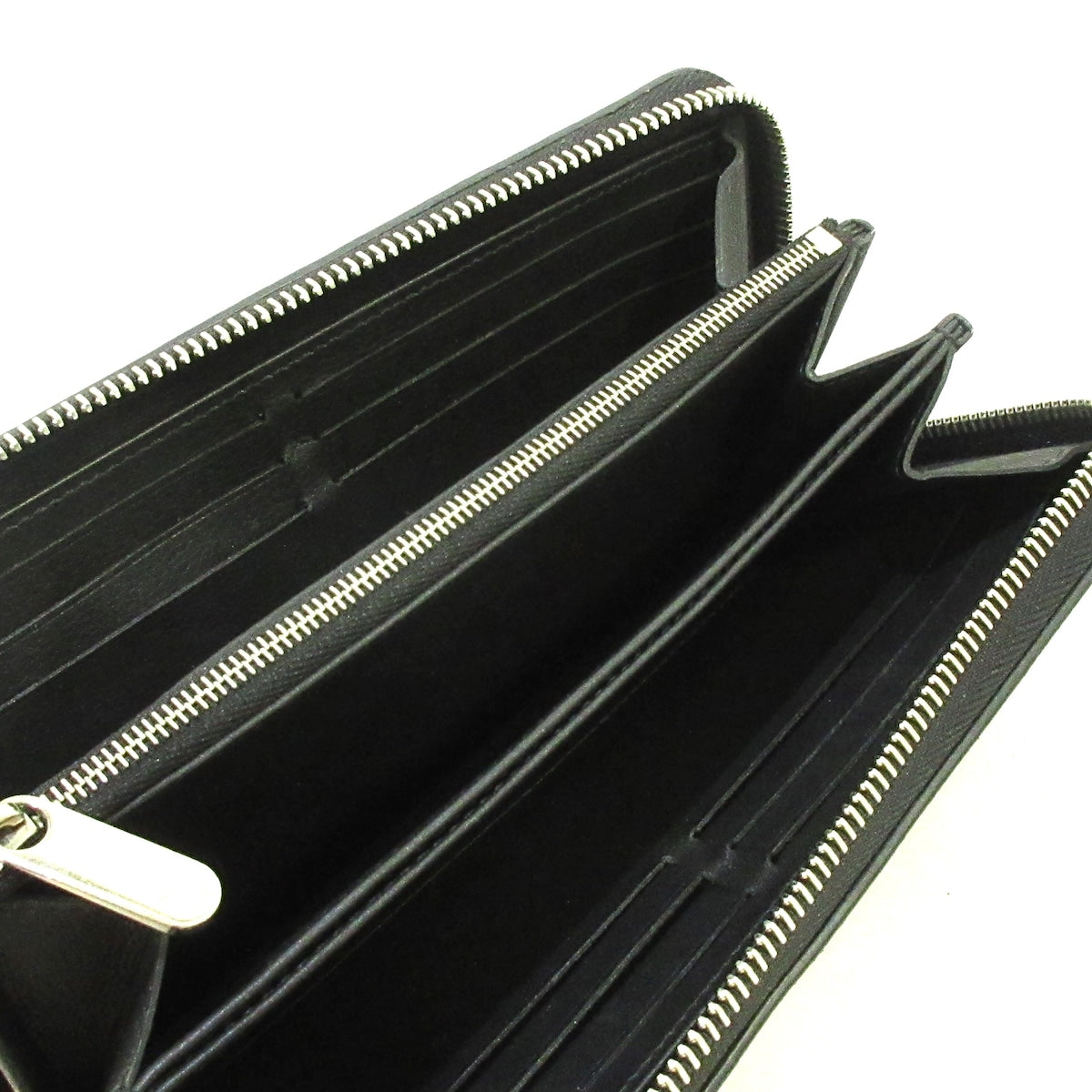 Louis Vuitton Black Leather Portefeuille zippy wallet accessories