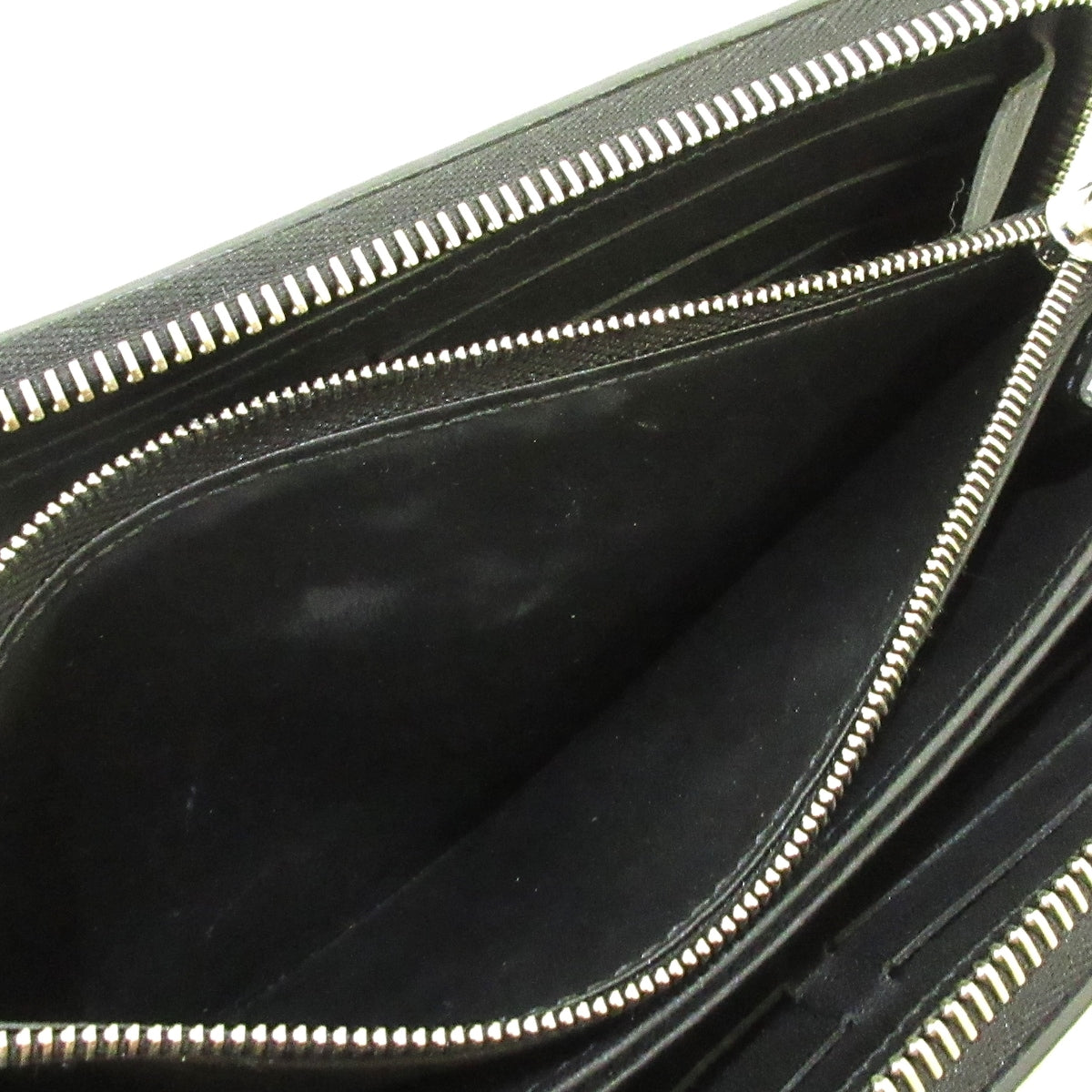 Louis Vuitton Black Leather Portefeuille zippy wallet accessories