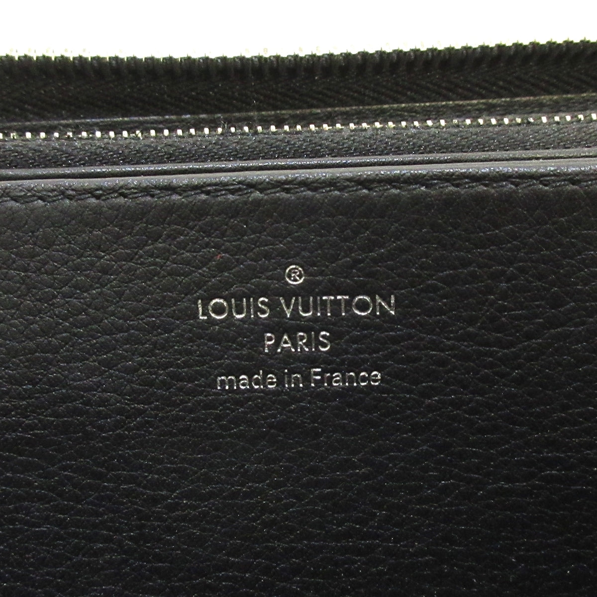 Louis Vuitton Black Leather Portefeuille zippy wallet accessories