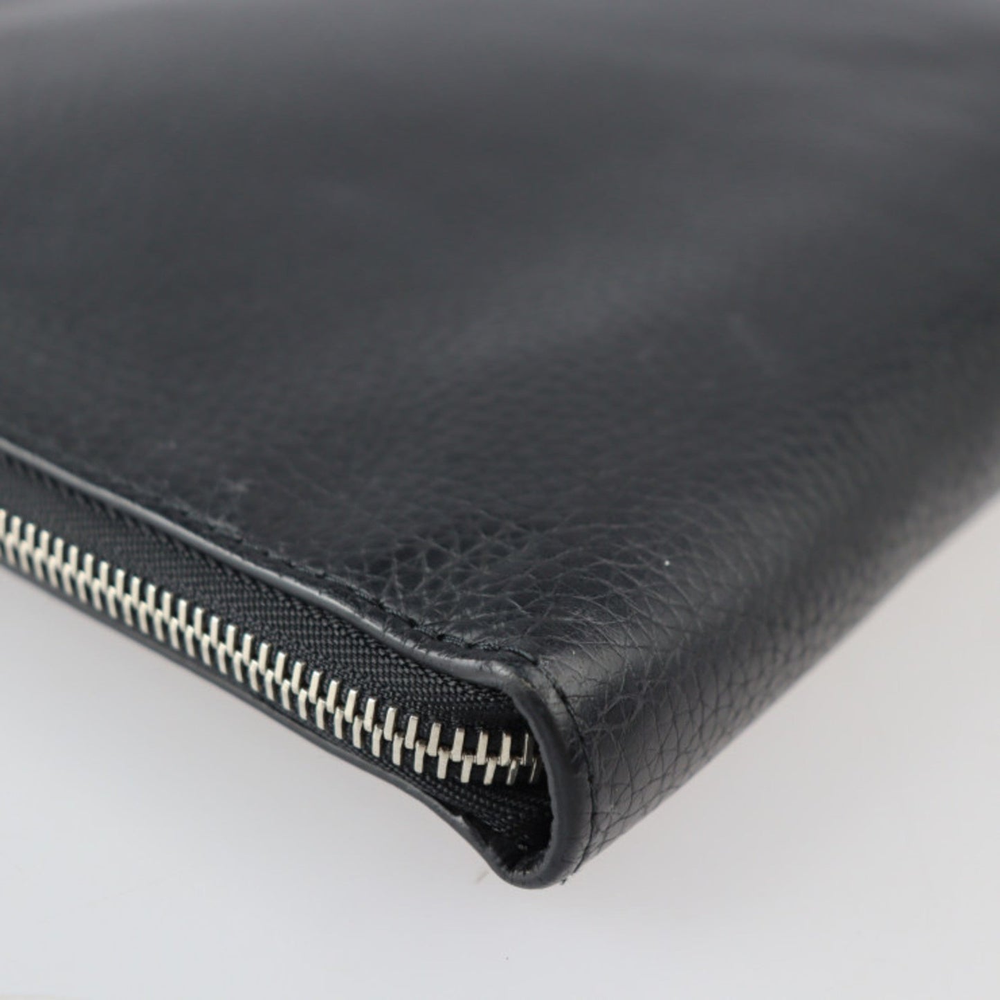Louis Vuitton Black Leather Pochette Jour wallet accessories