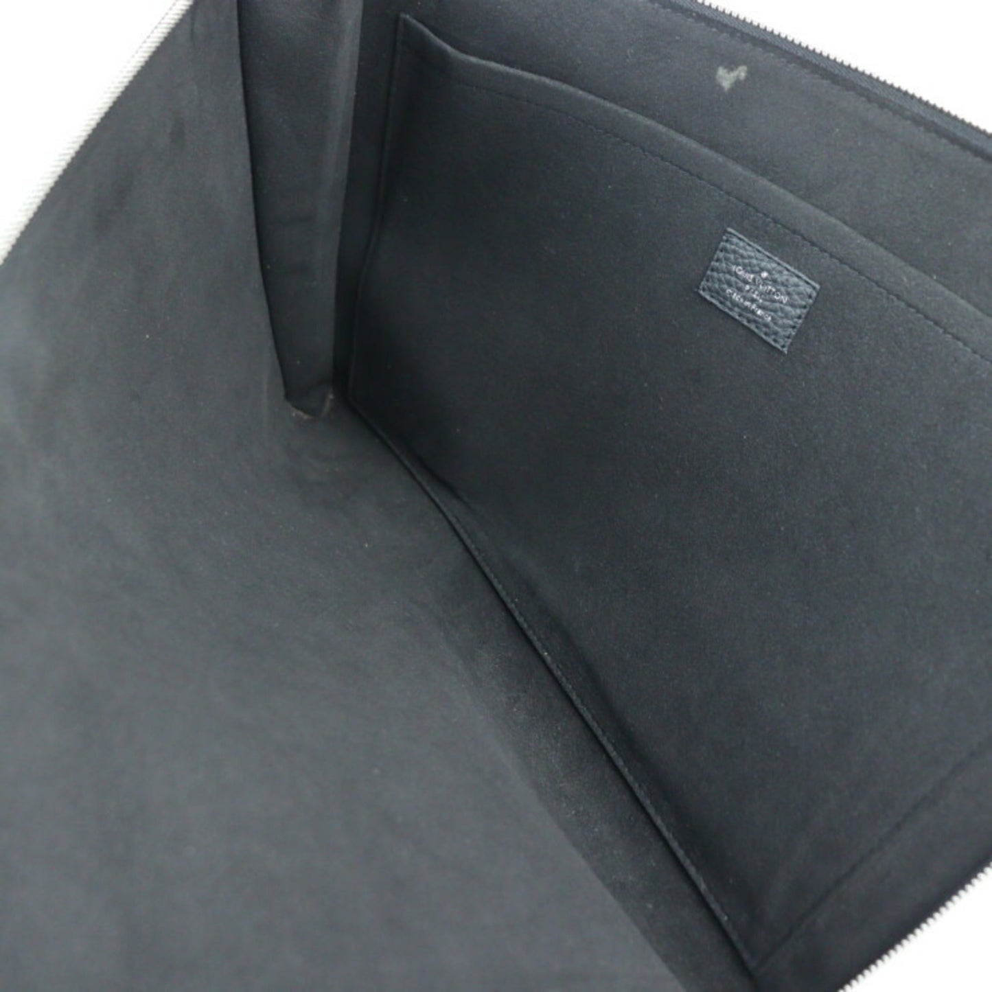 Louis Vuitton Black Leather Pochette Jour wallet accessories