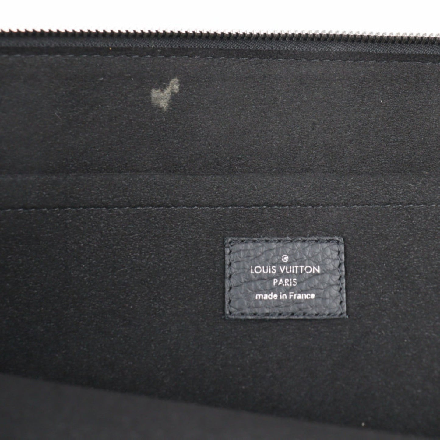 Louis Vuitton Black Leather Pochette Jour wallet accessories