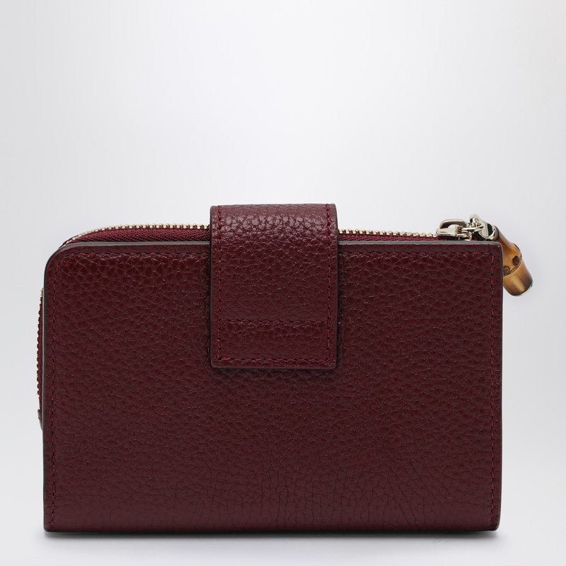 Gucci Medium Wallet Gg Marmont Rosso Ancora Women