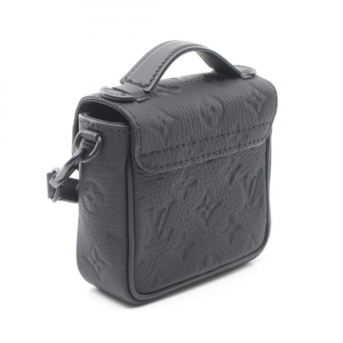 Louis Vuitton  Noir Monogram Leather Handbag