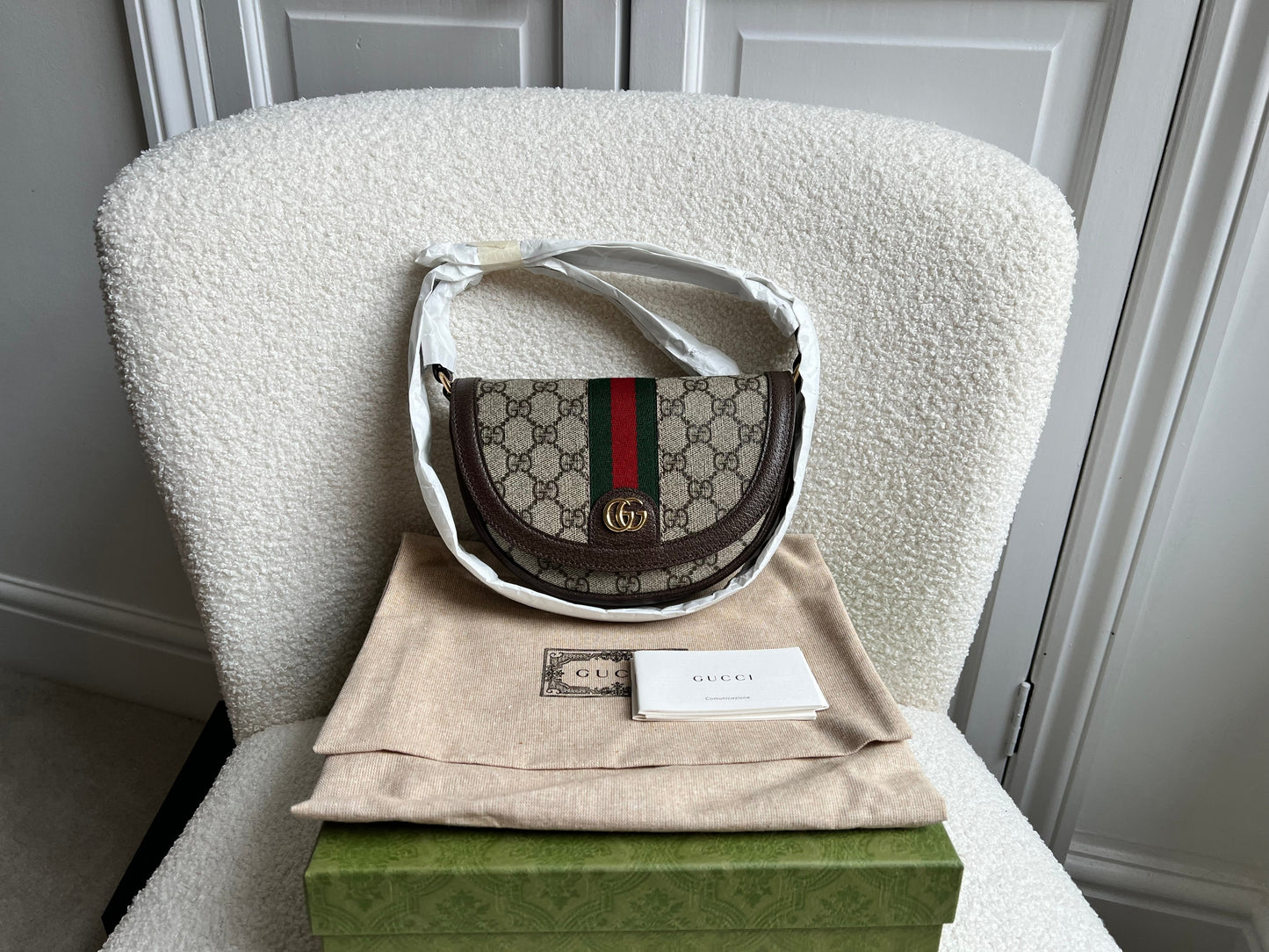 Gucci GG Ophidia Supreme Mini Shoulder Bag (RRP £865)
