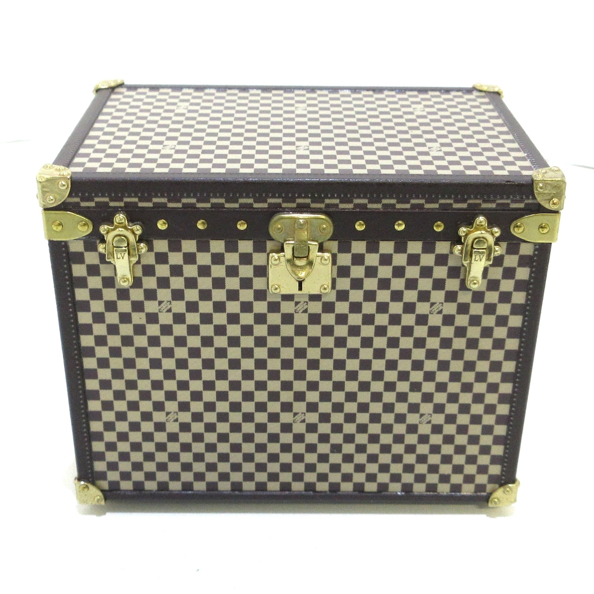 Louis Vuitton Brown Metal Mini malle wallet accessories
