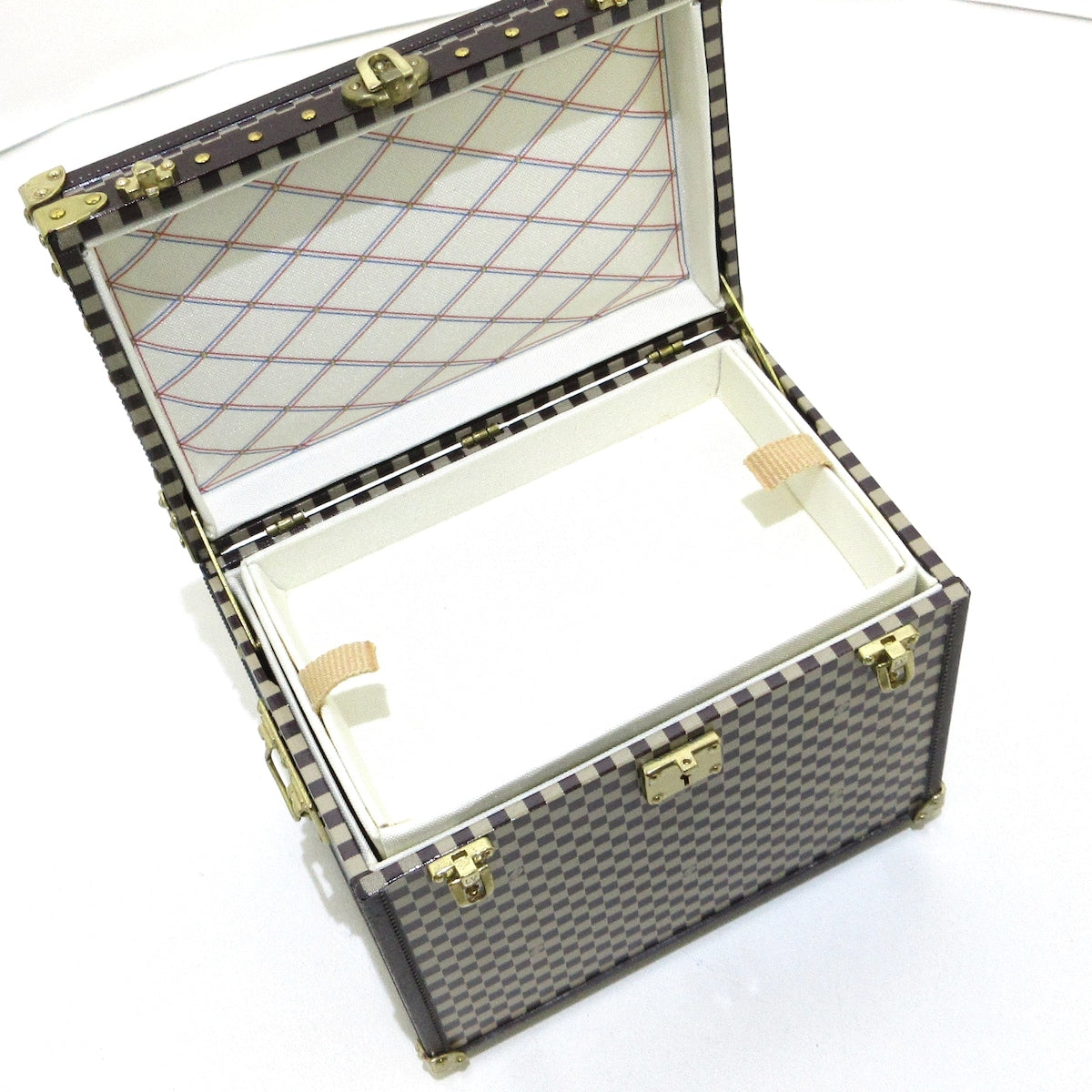Louis Vuitton Brown Metal Mini malle wallet accessories