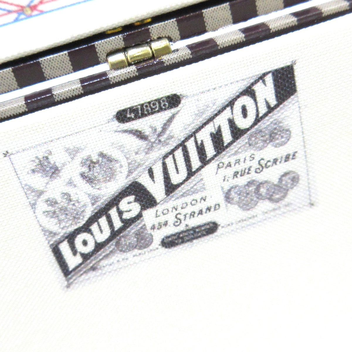 Louis Vuitton Brown Metal Mini malle wallet accessories