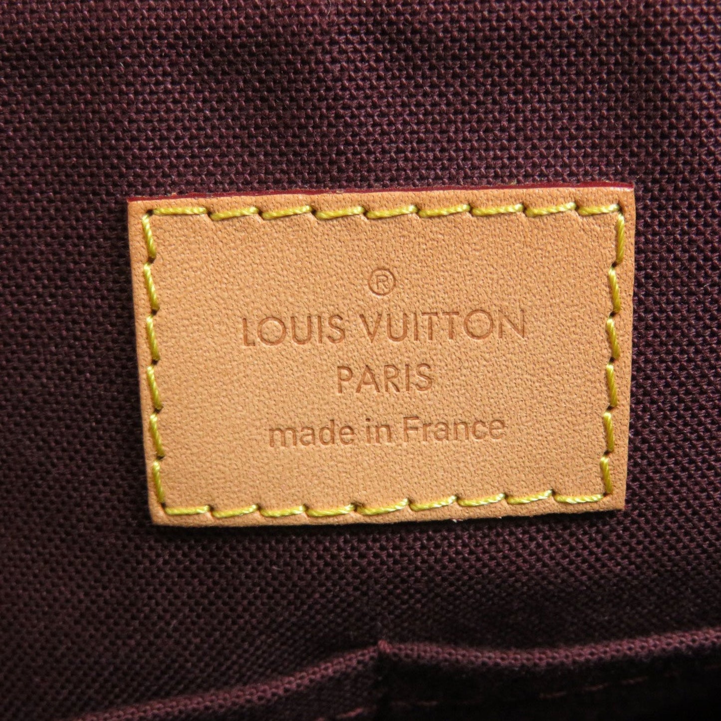 Louis Vuitton Brown Canvas Lena tote bag