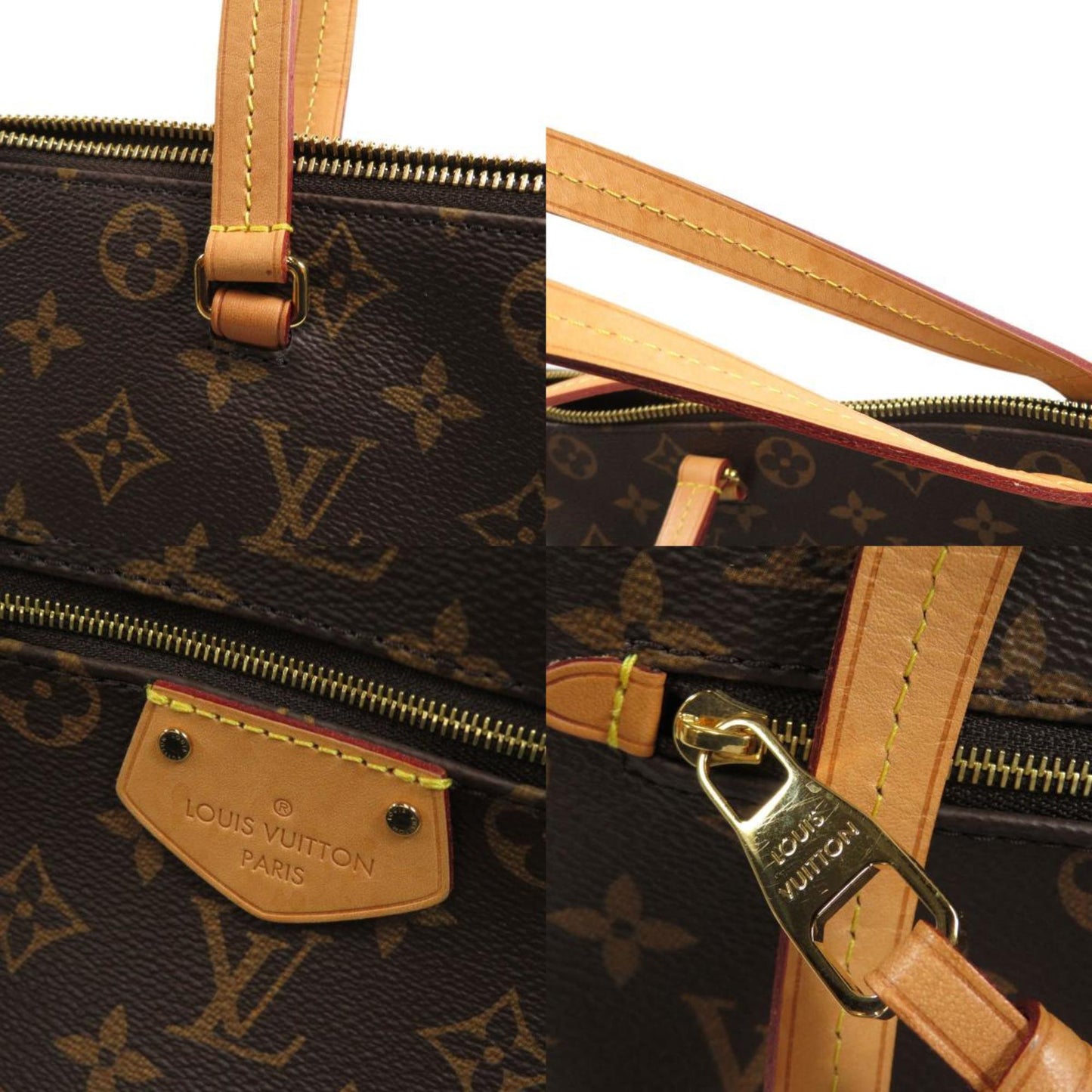 Louis Vuitton Brown Canvas Lena tote bag