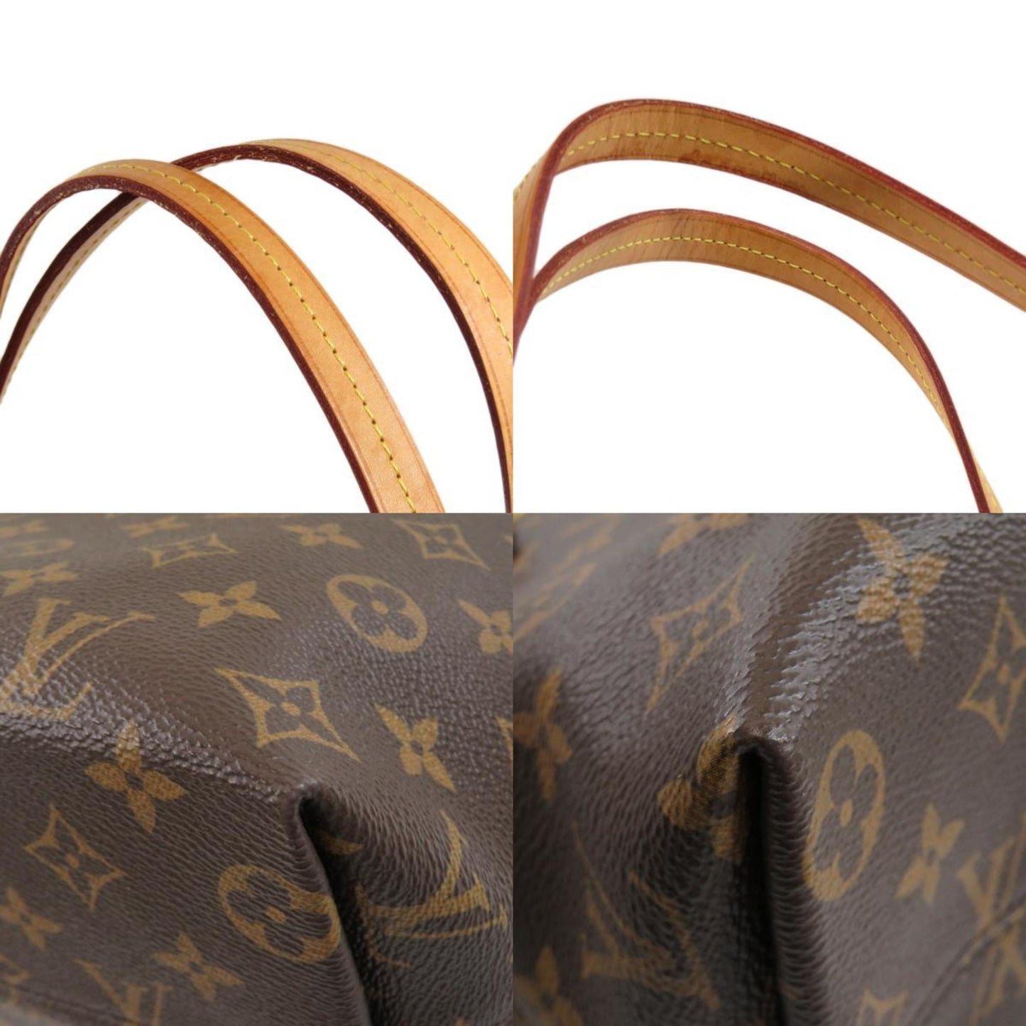 Louis Vuitton Brown Canvas Lena tote bag