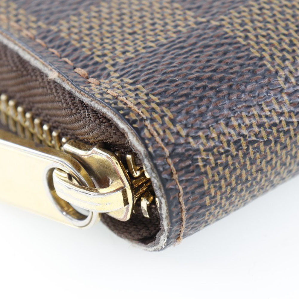 Louis Vuitton Brown Canvas Zippy coin purse wallet accessories