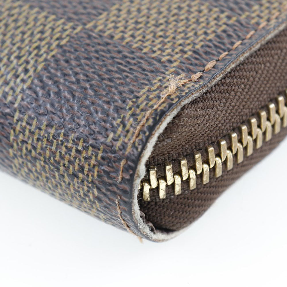 Louis Vuitton Brown Canvas Zippy coin purse wallet accessories