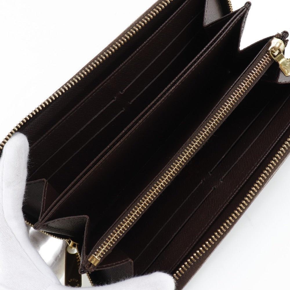 Louis Vuitton Brown Canvas Zippy coin purse wallet accessories