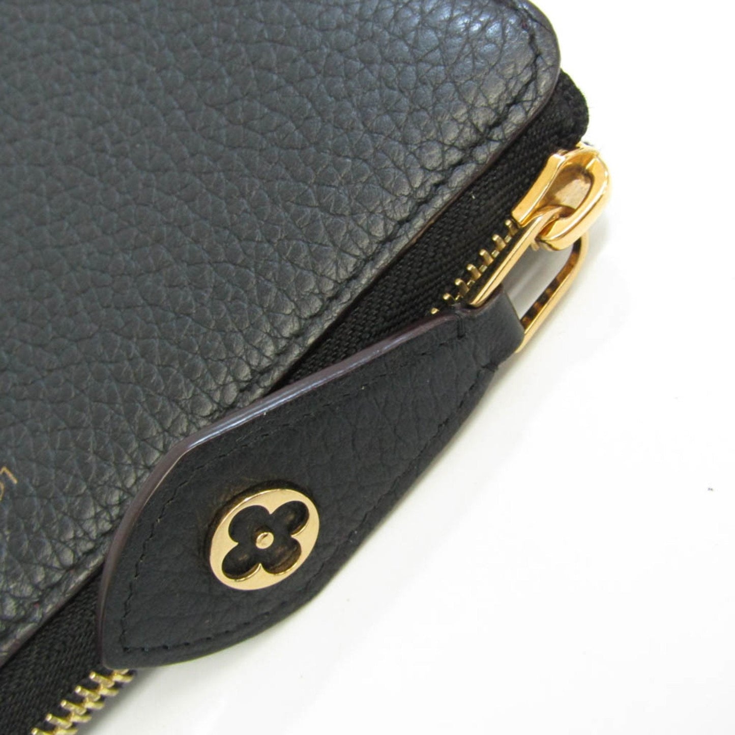 Louis Vuitton Black Leather Portefeuille com√®te wallet accessories