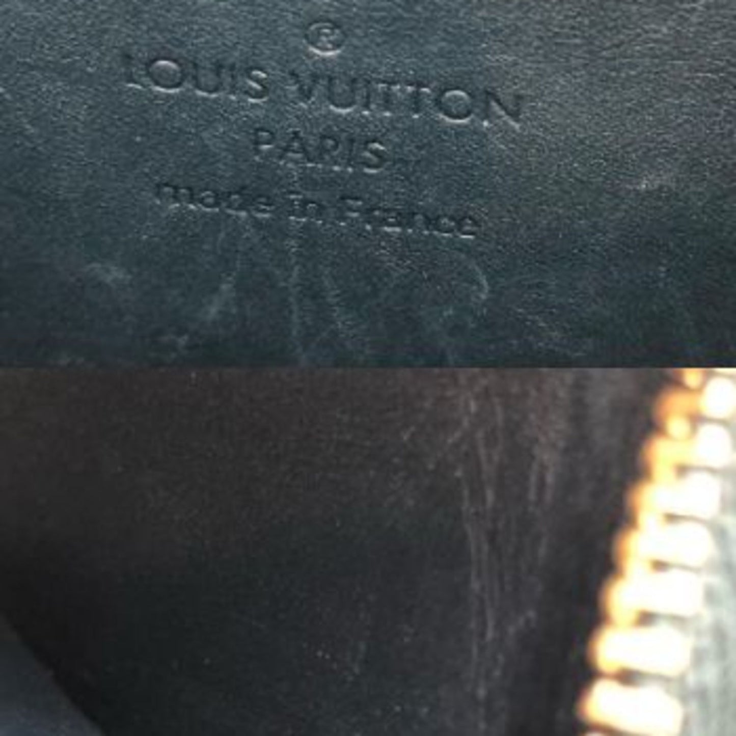Louis Vuitton Green Patent leather Portefeuille zippy wallet accessories