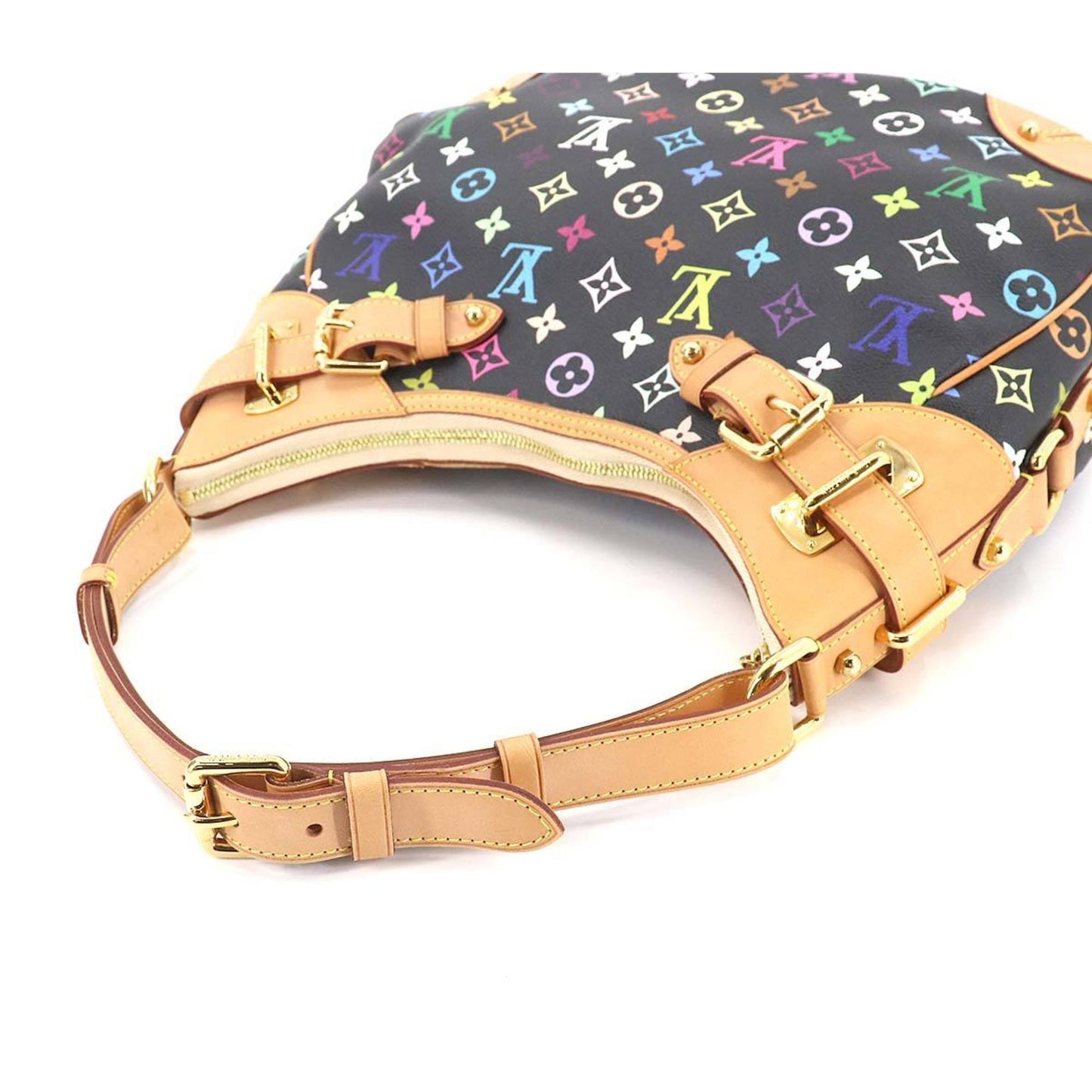 Louis Vuitton Black Canvas Greta shoulder bag