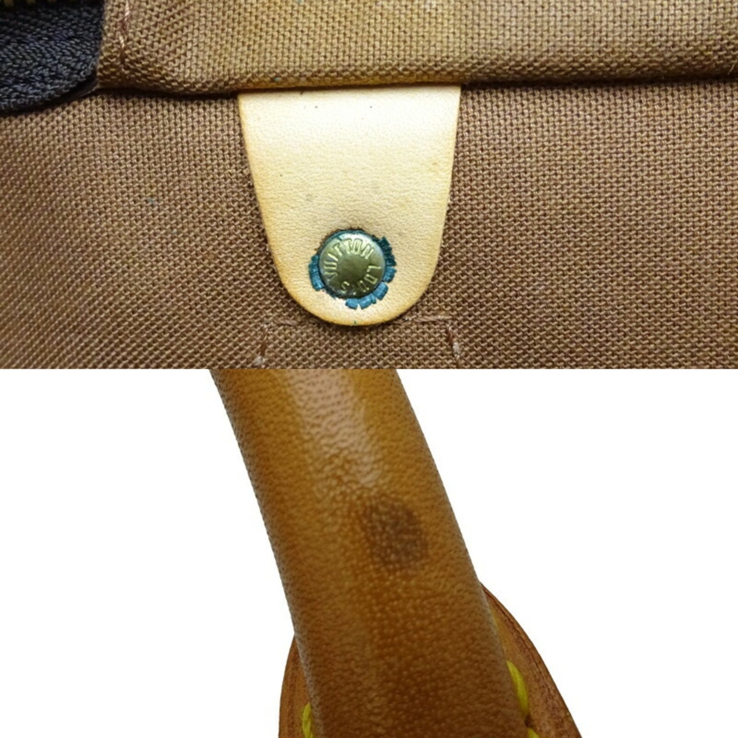 Louis Vuitton Brown Canvas Speedy 40 travel bag