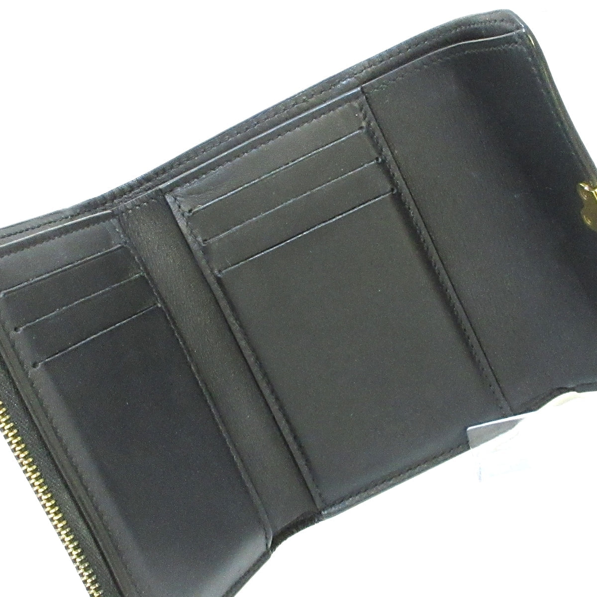 Louis Vuitton Black Canvas Cherrywood wallet accessories