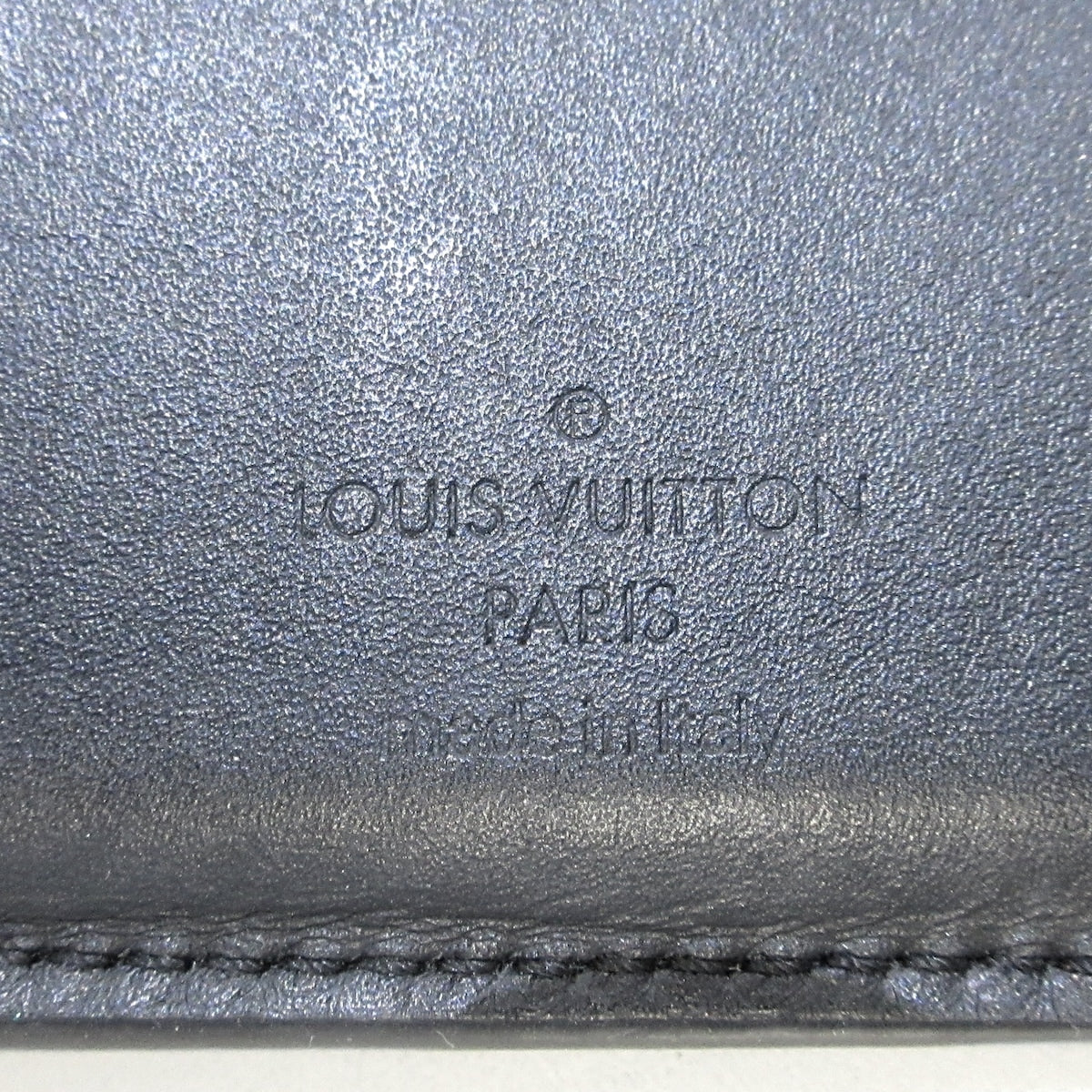 Louis Vuitton Black Canvas Cherrywood wallet accessories