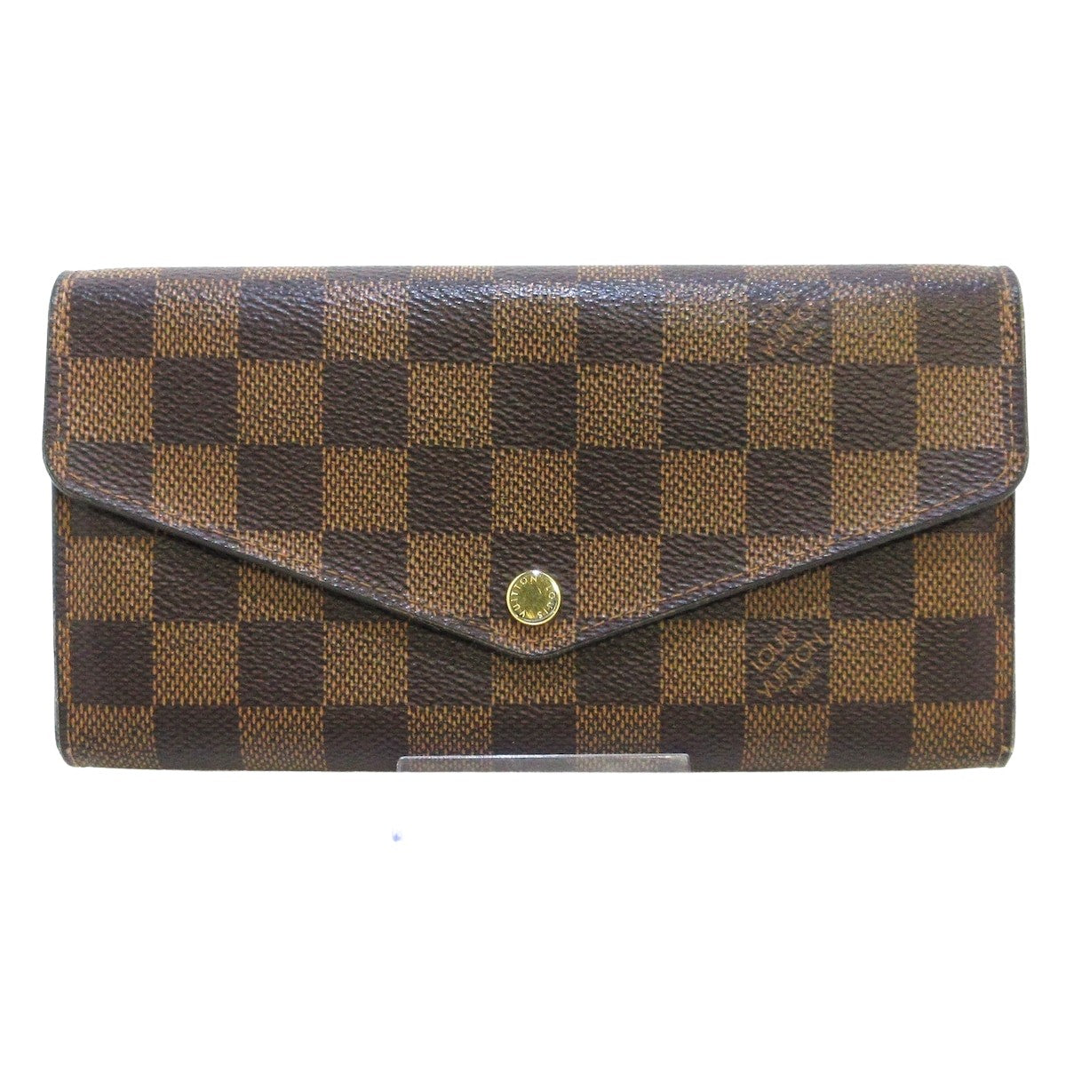 Louis Vuitton Brown Canvas Portefeuille Sarah wallet accessories