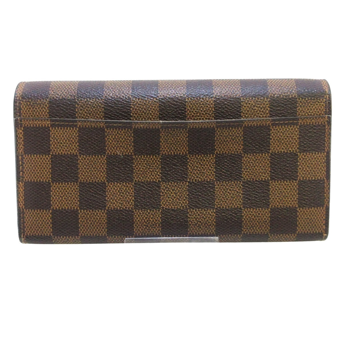 Louis Vuitton Brown Canvas Portefeuille Sarah wallet accessories